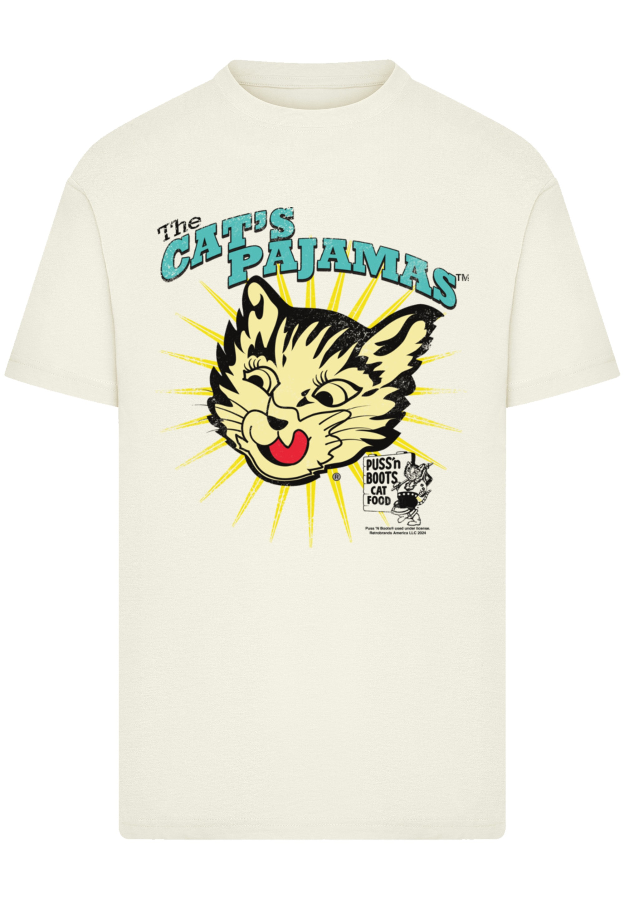 F4NT4STIC T-Shirt "Puss N Boots The Cats Pajamas Vintage Art" Premium Quali günstig online kaufen