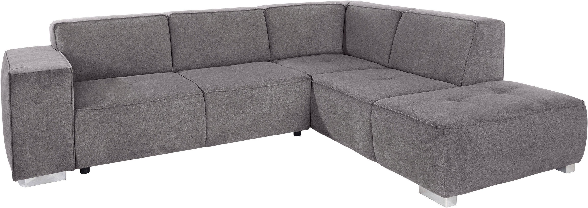 Home affaire Ecksofa "Sapporo L-Form" wahlweise Bettfunktion oder Sitztiefe günstig online kaufen