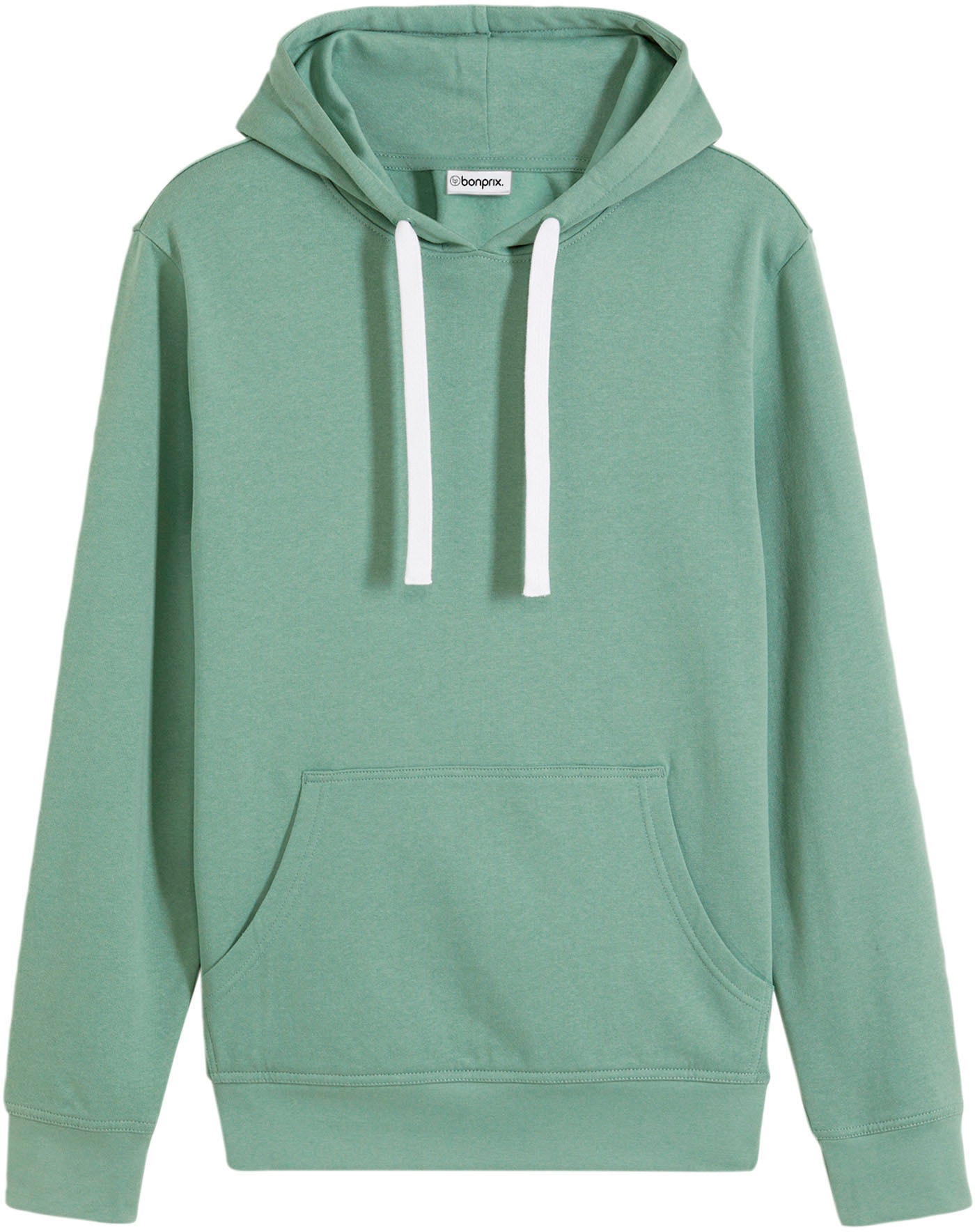 bonprix Hoodie »Hoodie aus reiner Baumwolle«, Regular Fit, mit Kängurutasche, weich angeraute Innenseite
