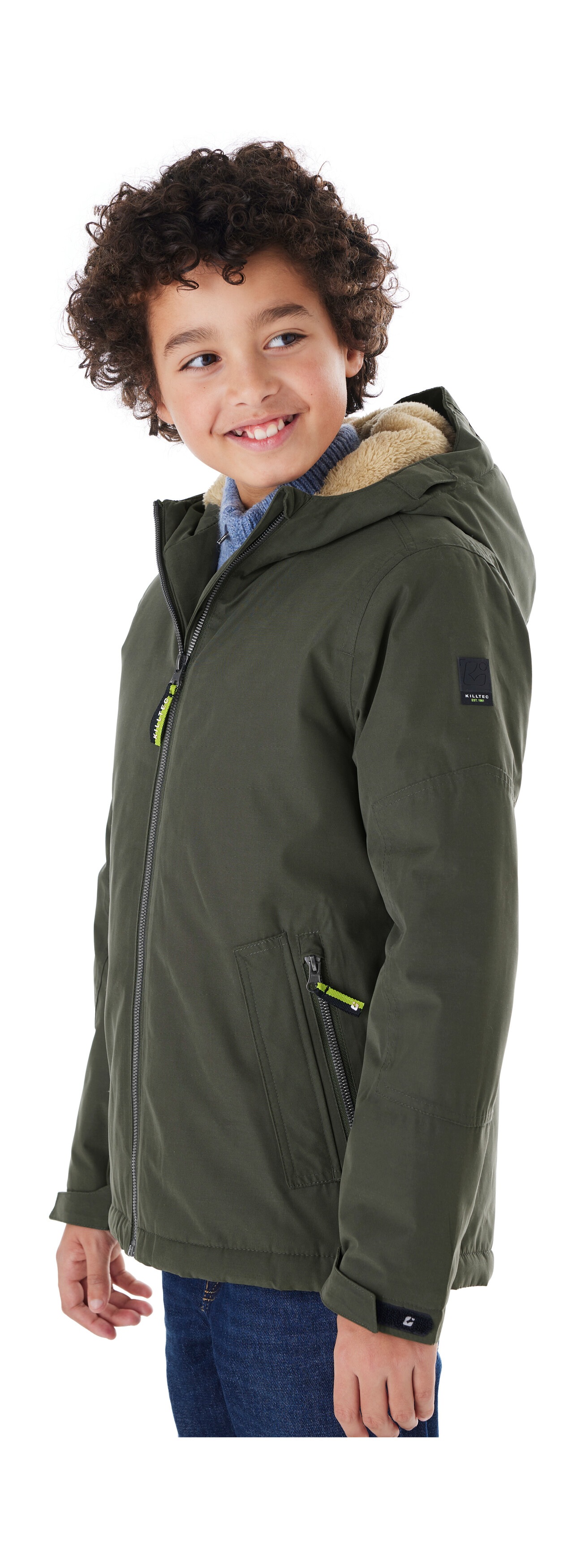 Thumbnail - Killtec Funktionsjacke "KOW 377 BYS JCKT" Wasserdichte Funktionsjacke mit Kapuze, warmem Futter und Kinnschutz