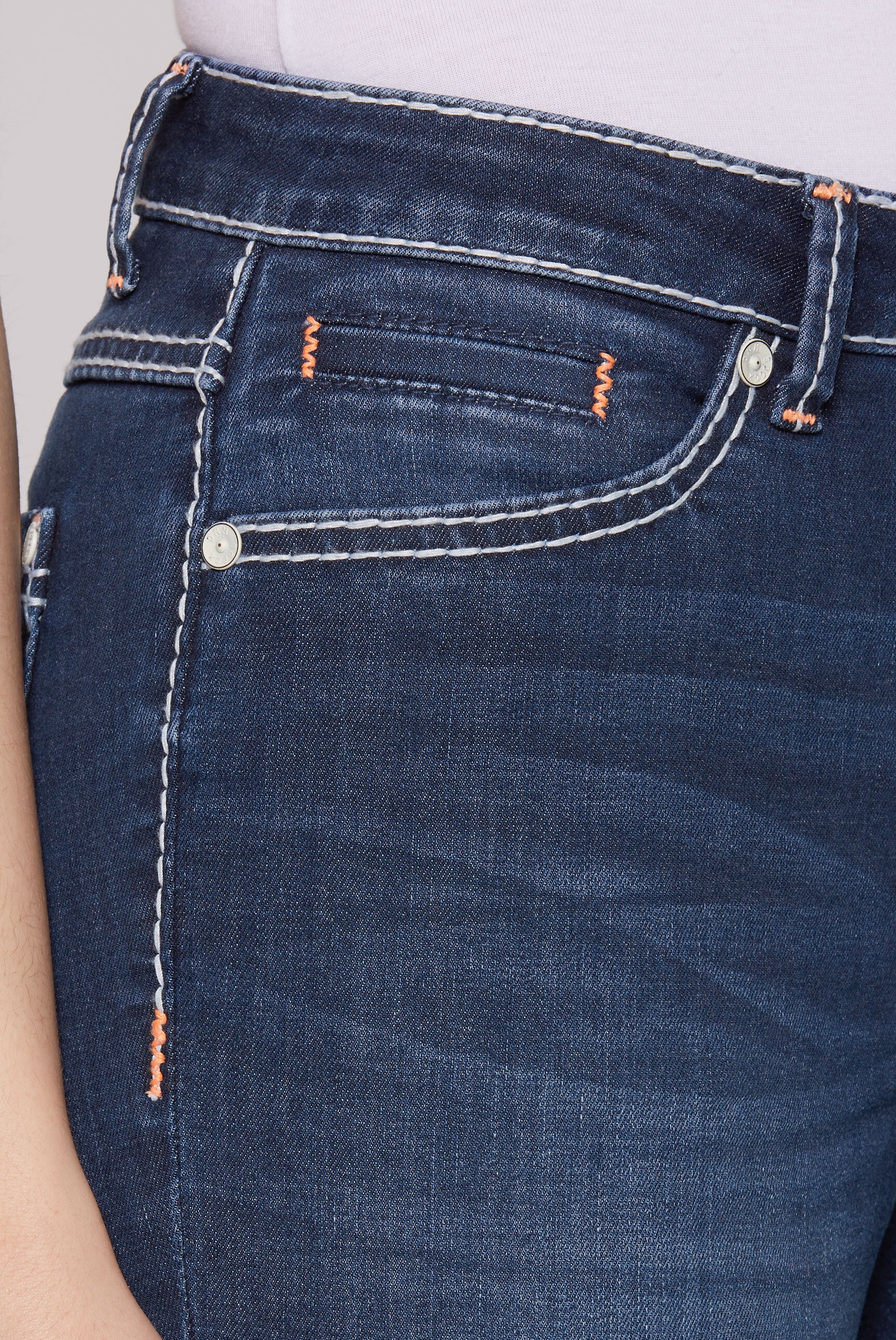 SOCCX Regular-fit-Jeans mit breiten Nähten