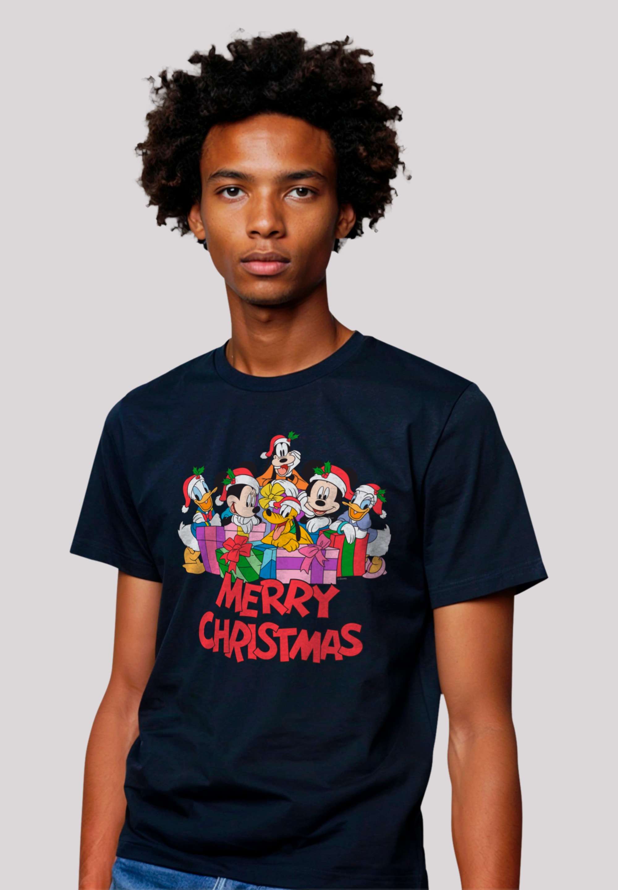 F4NT4STIC T-Shirt "Disney Micky Maus And Friends Christmas", Premium Qualit günstig online kaufen