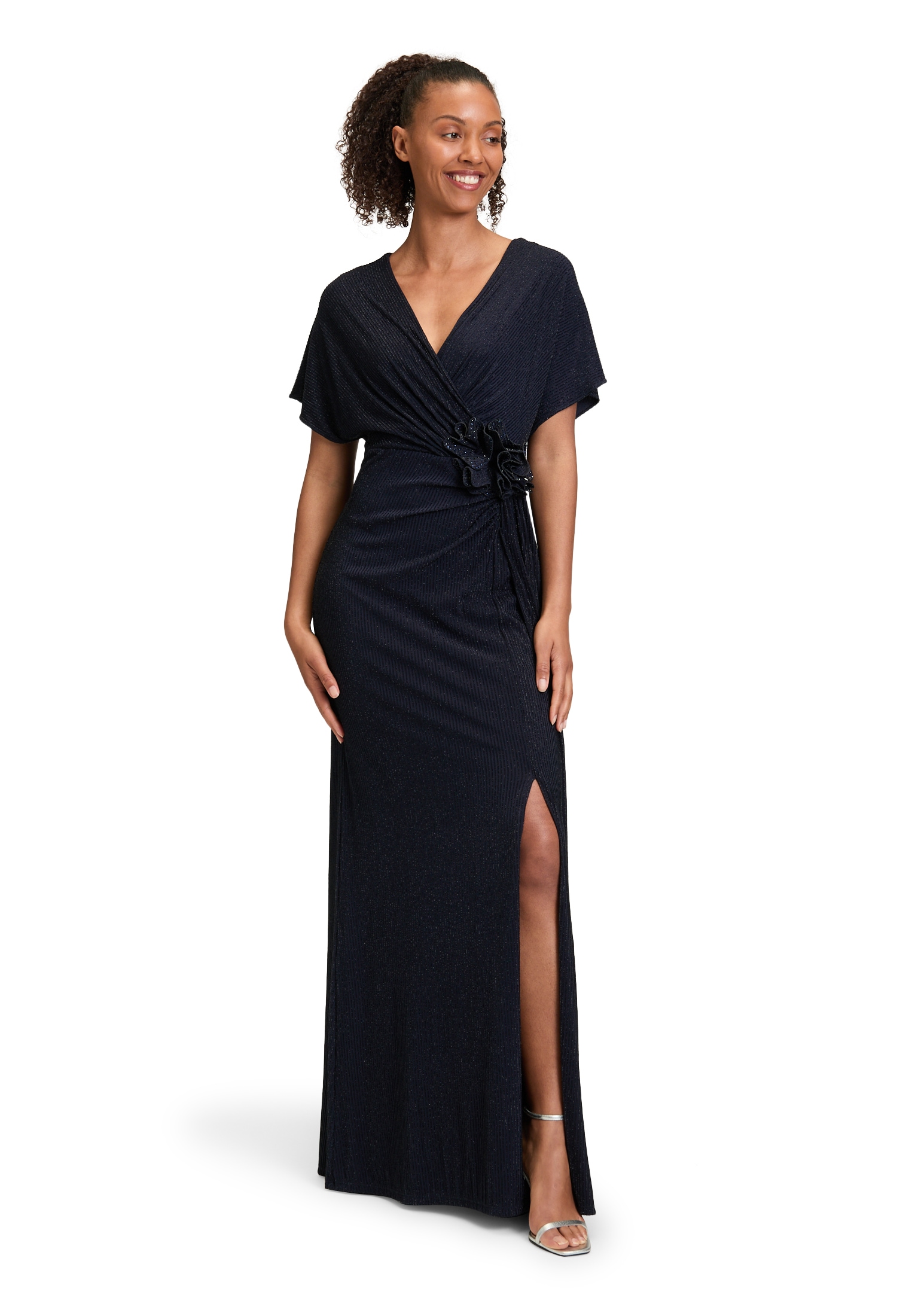 Vera Mont Abendkleid "Vera Mont Abendkleid im Glitzer-Look", Raffung günstig online kaufen