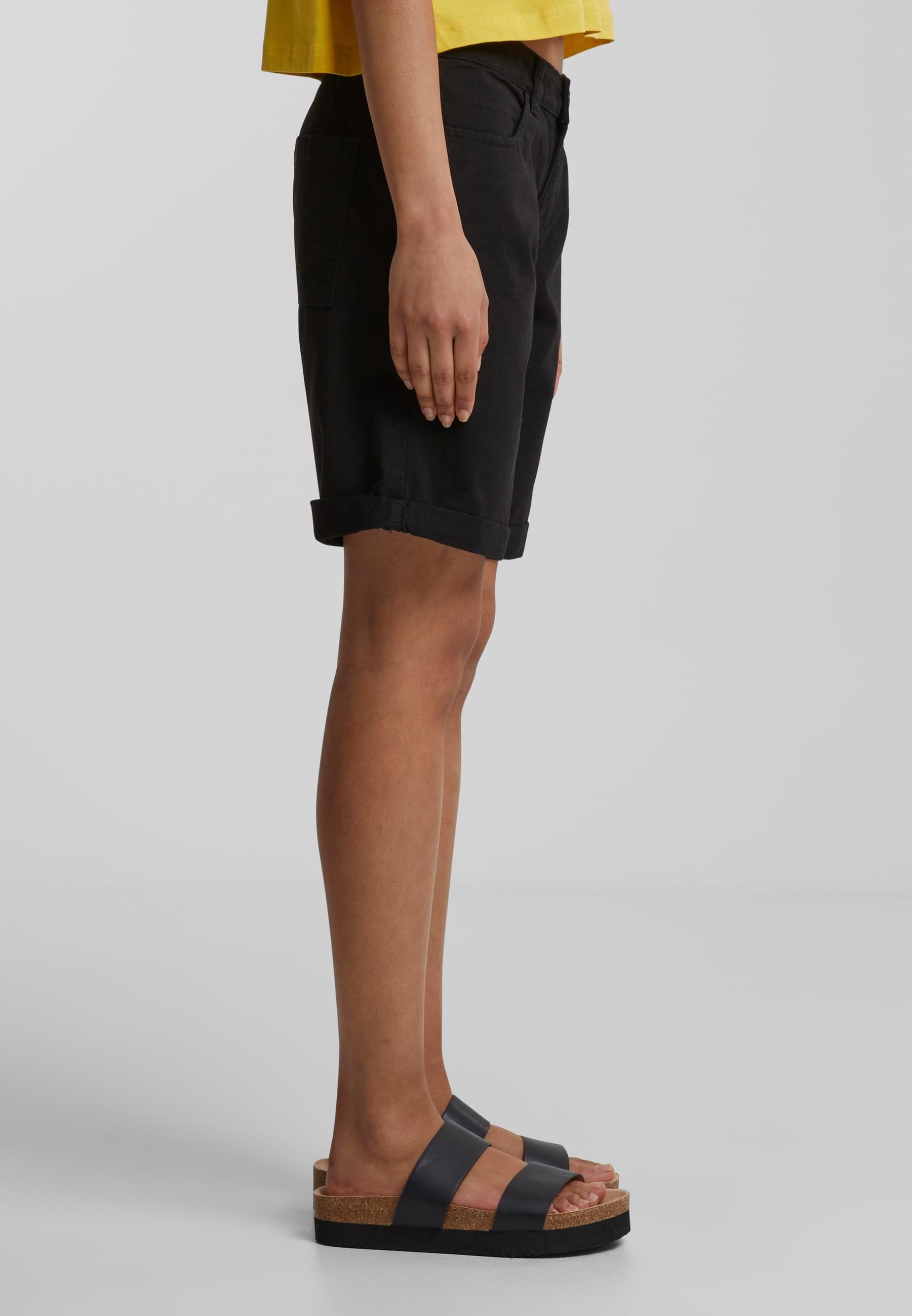 URBAN CLASSICS Sweatshorts »Urban Classics Damen Ladies Organic Cotton Bermuda Pants«