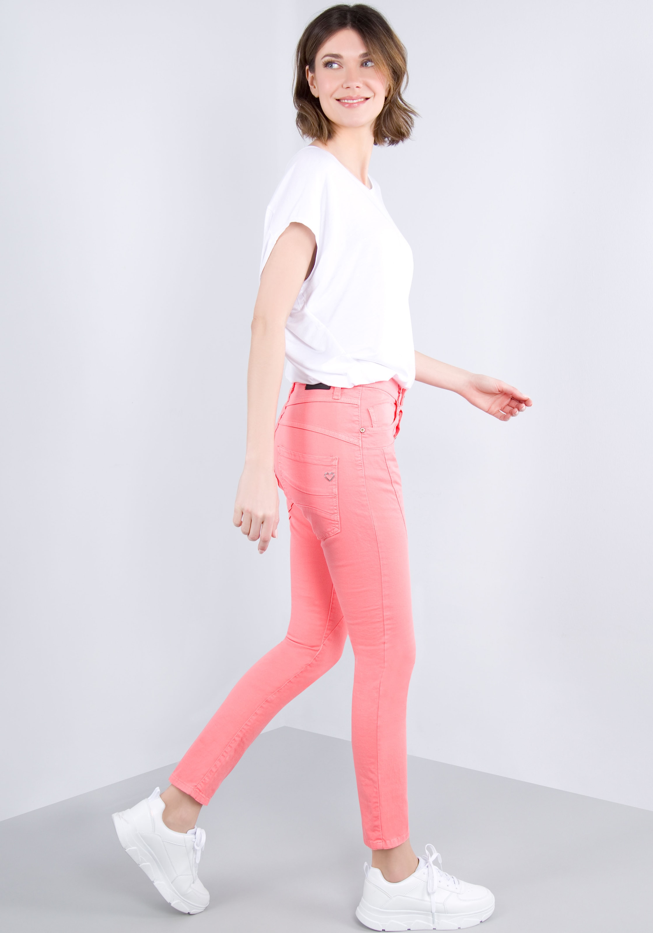 Please Jeans 5-Pocket-Jeans »P78A«, Crinkle Optik