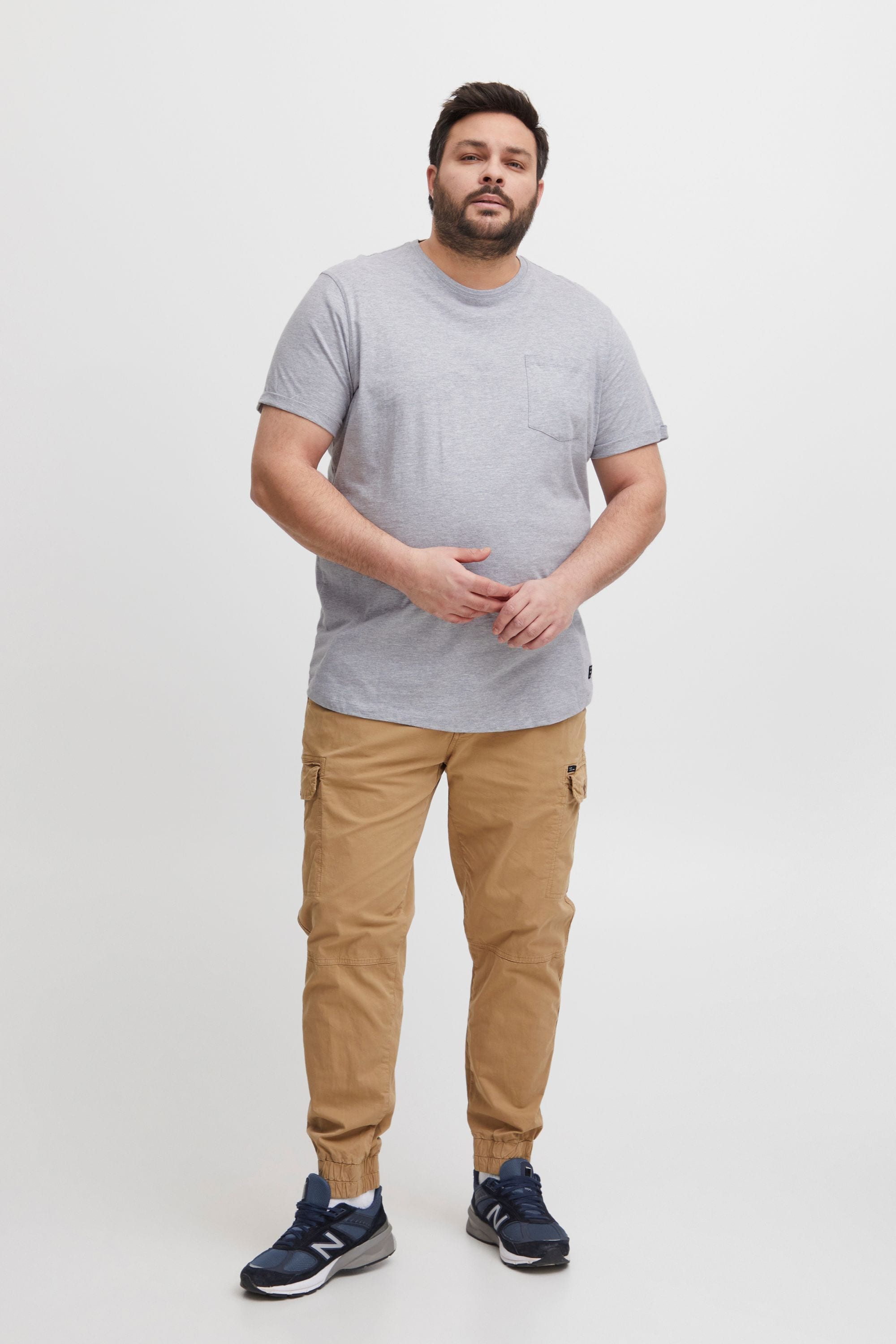 Blend T-Shirt »BHNasir Big & Tall« Klassisches T-Shirt mit Rundhalsausschnitt in großen Größen