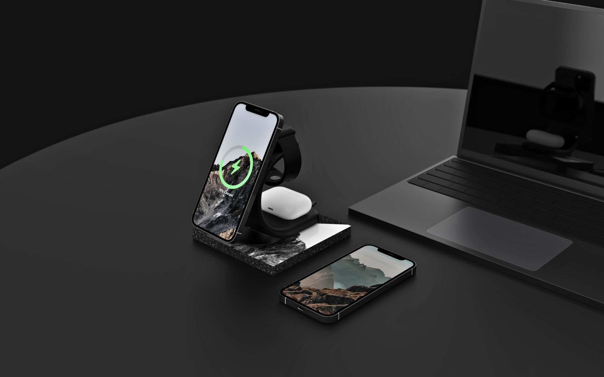 Vinnic Wireless Charger »CHOMO 3-in-1 Magnetic Wireless Charging Dock«