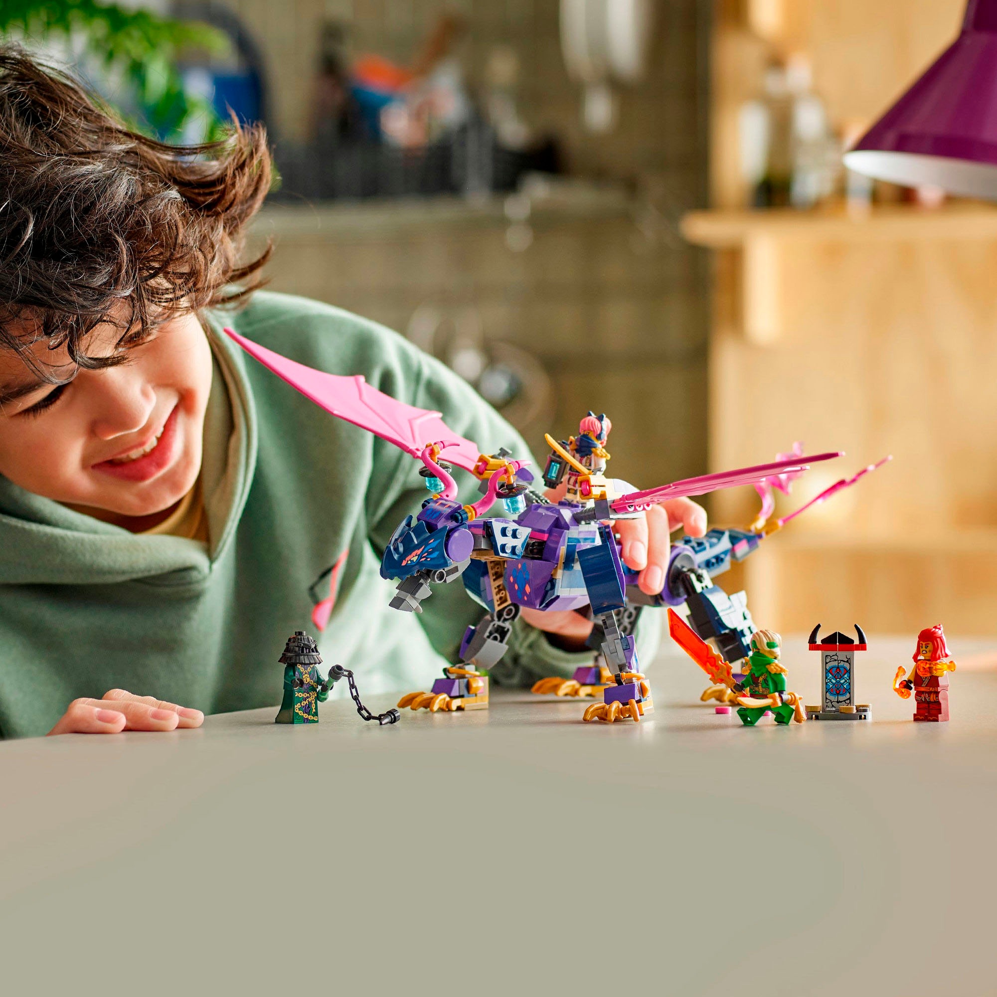LEGO® Konstruktionsspielsteine »Rontu der Meisterdrache (71842), LEGO Ninjago«, (381 St.), Made in Europe
