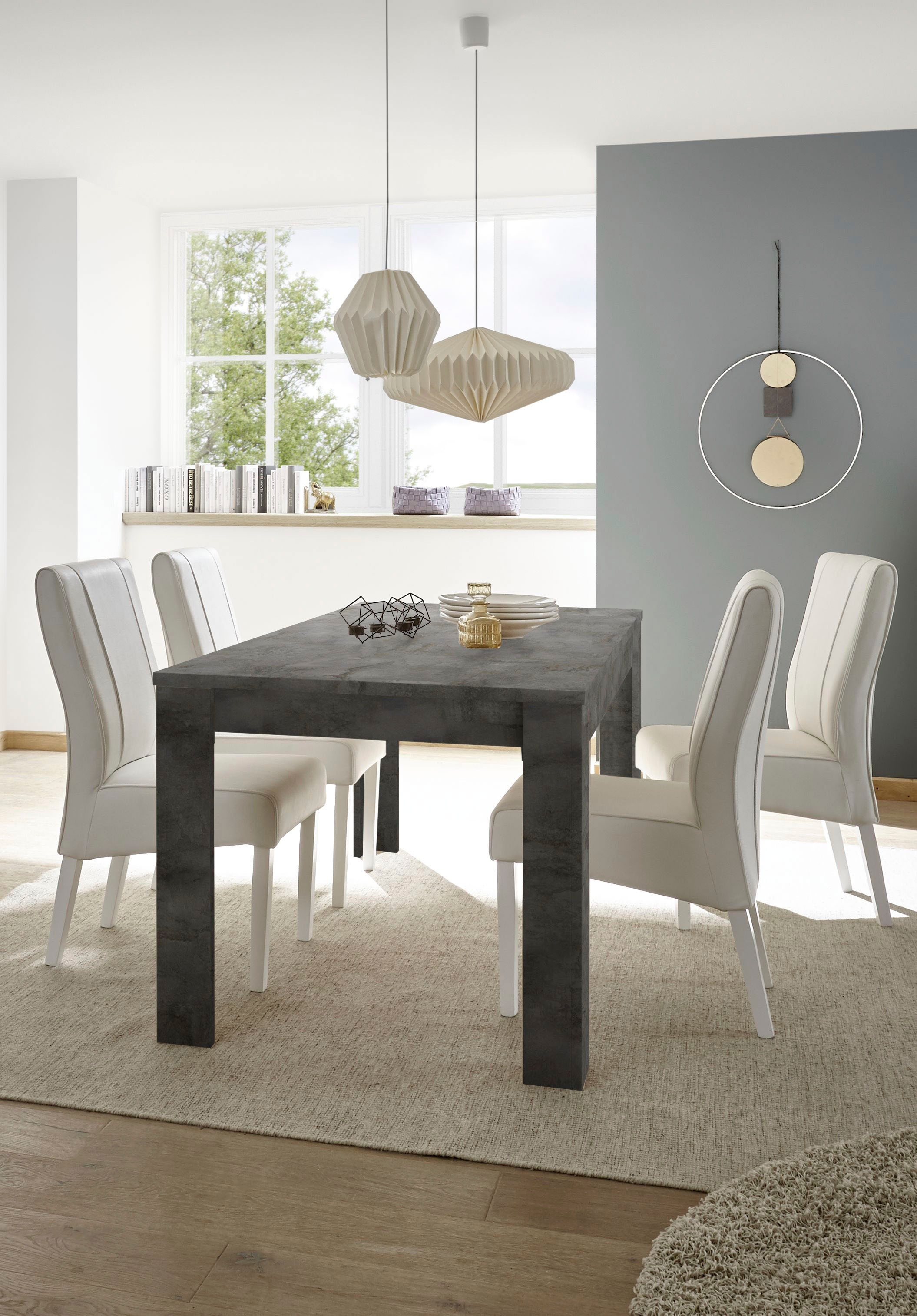 Thumbnail - Home affaire Esstisch "Dama 180 x 90 cm, Küchentisch, Esszimmertisch," rechteckig, Tischplattenstärke 22 mm, verschieden...