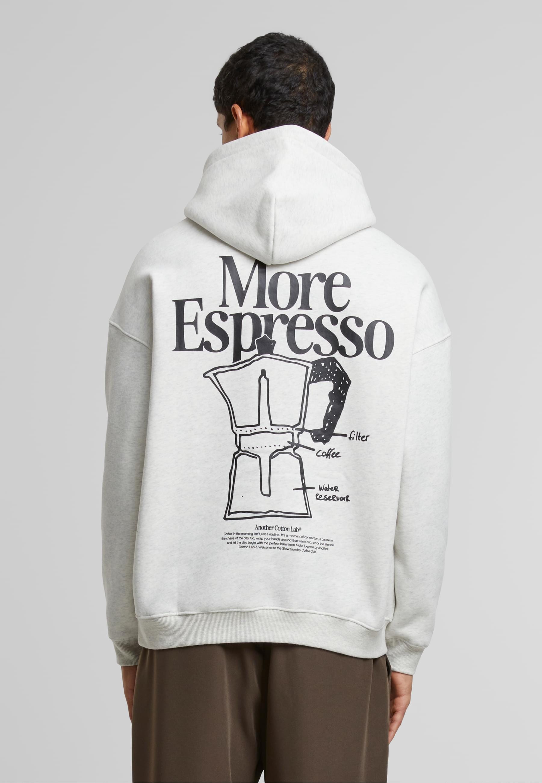 Another Cotton Lab Kapuzensweatshirt »Another Cotton Lab More Espresso Oversized Hoodie«, (1 tlg.)