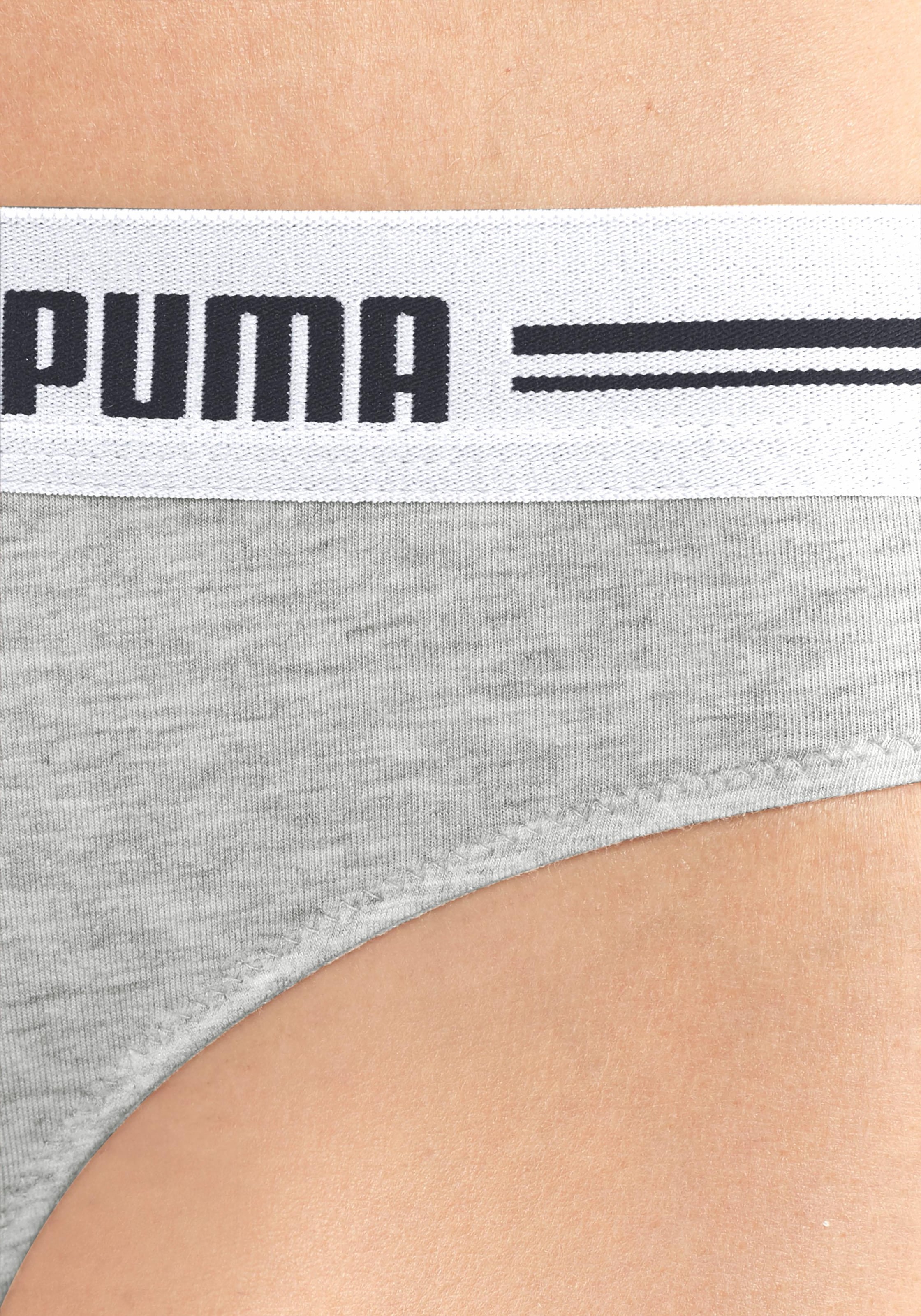 PUMA String »Iconic«, (Packung, 2er-Pack), mit weichem Logobündchen