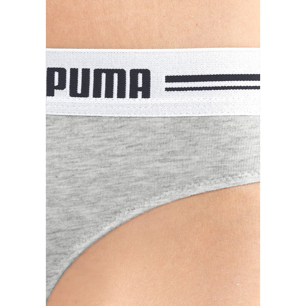 PUMA String »Iconic«, (Packung, 2 St.), mit weichem Logobündchen