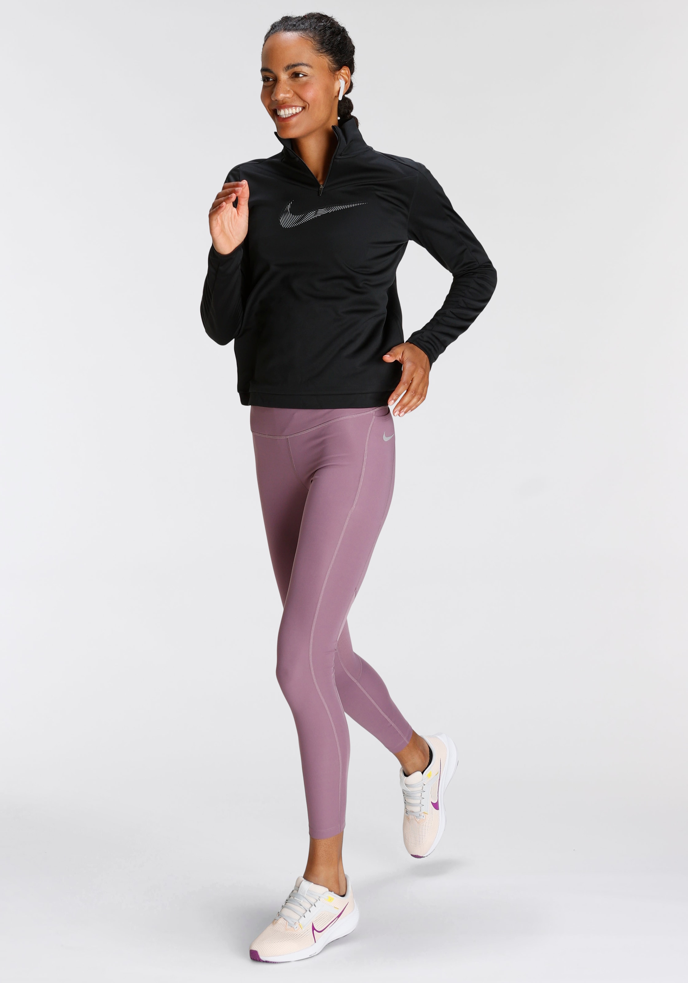 Nike Lauftights »EPIC FAST WOMEN'S MID-RISE POCKET RUNNING LEGGINGS«