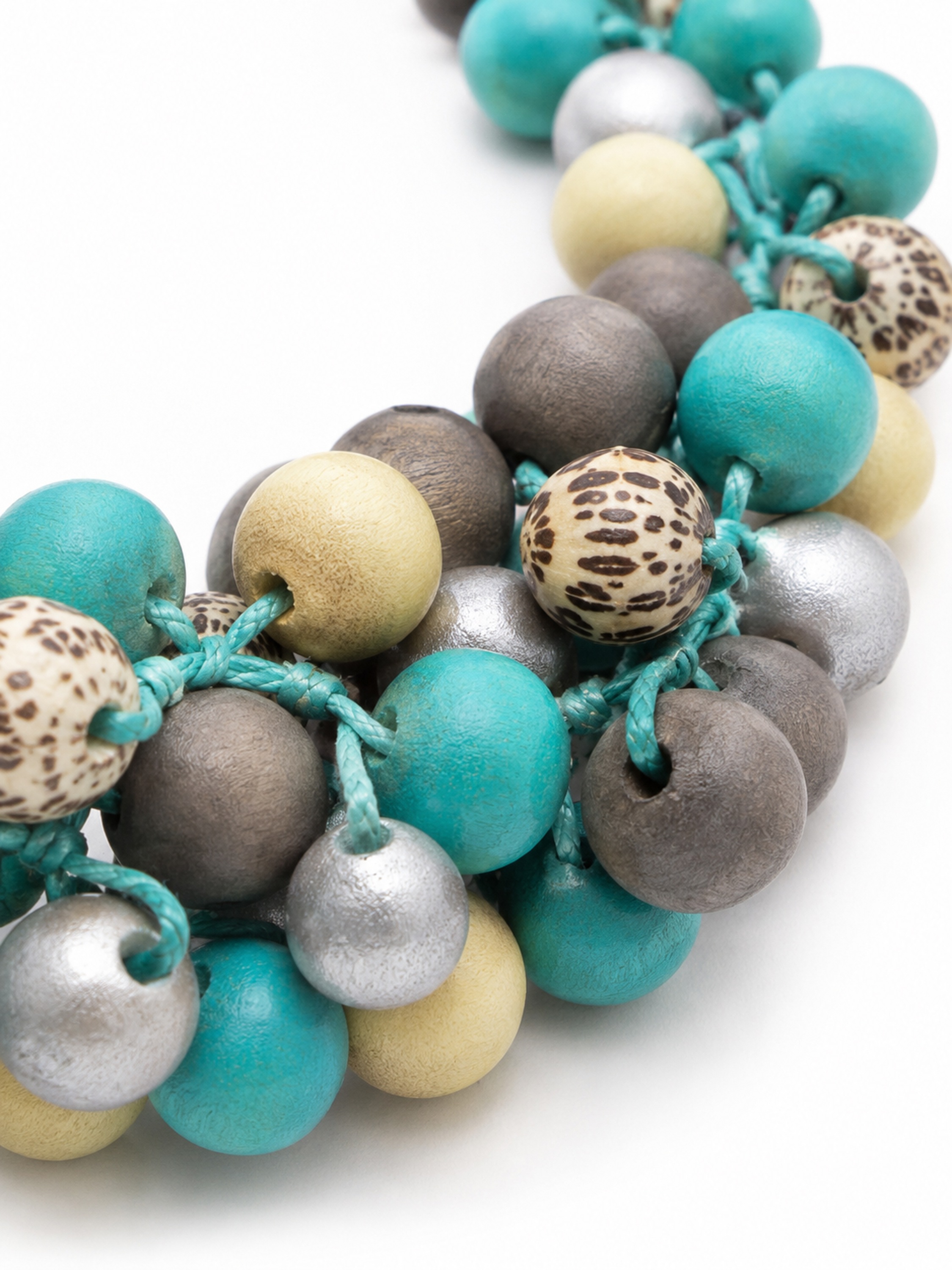 COLLEZIONE ALESSANDRO Lange Kette »Calypso« lange Holzkette mit farbigen Perlen