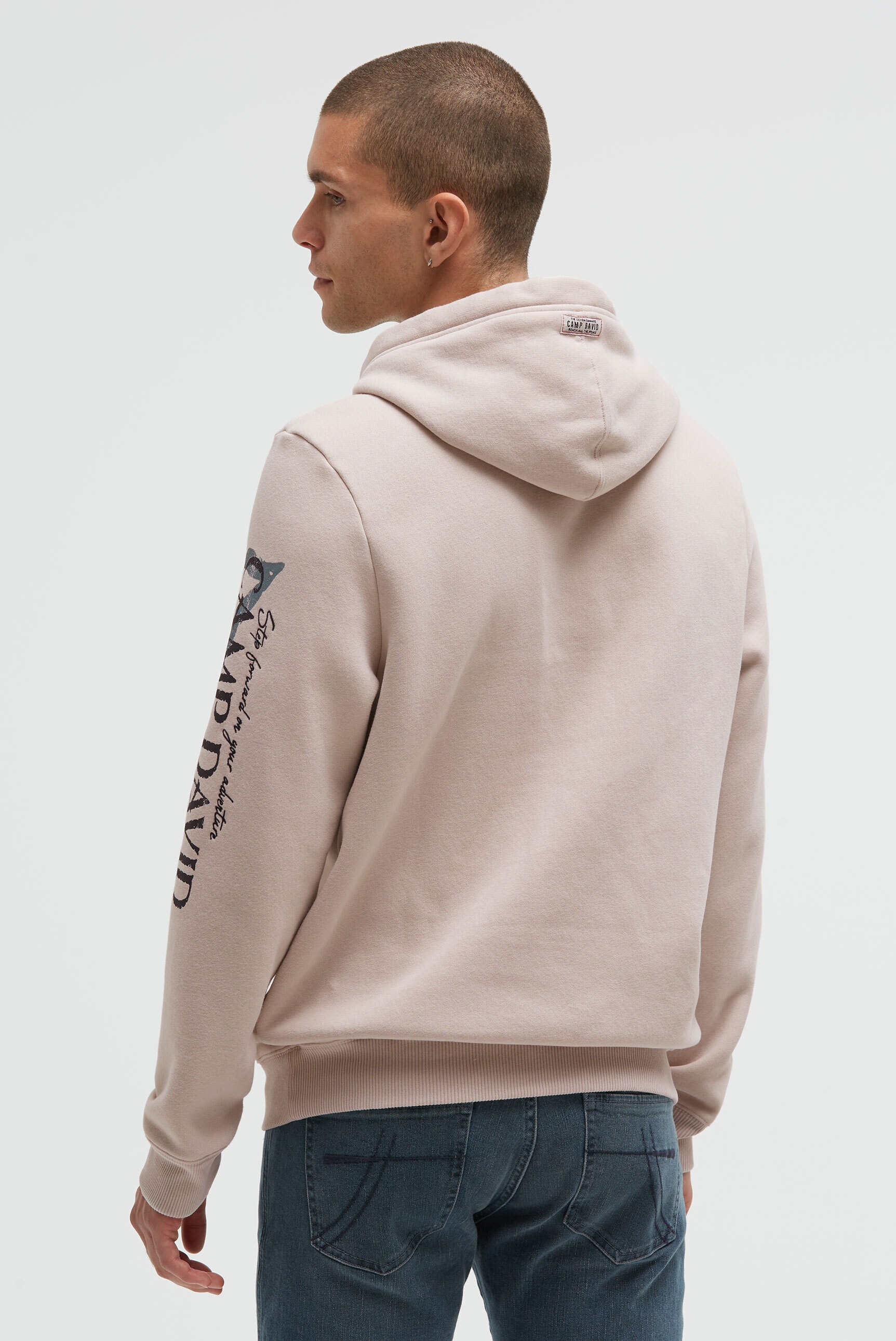 CAMP DAVID Kapuzensweatshirt mit weicher Innenseite