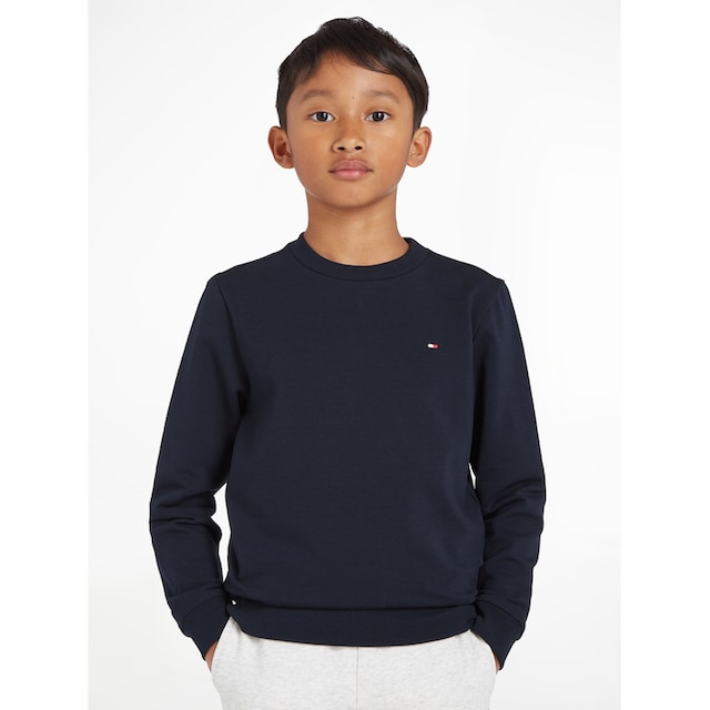 Tommy Hilfiger Sweatshirt »SOLID SWEATSHIRT«, mit Tommy Hilfger Logo-Flag |  BAUR