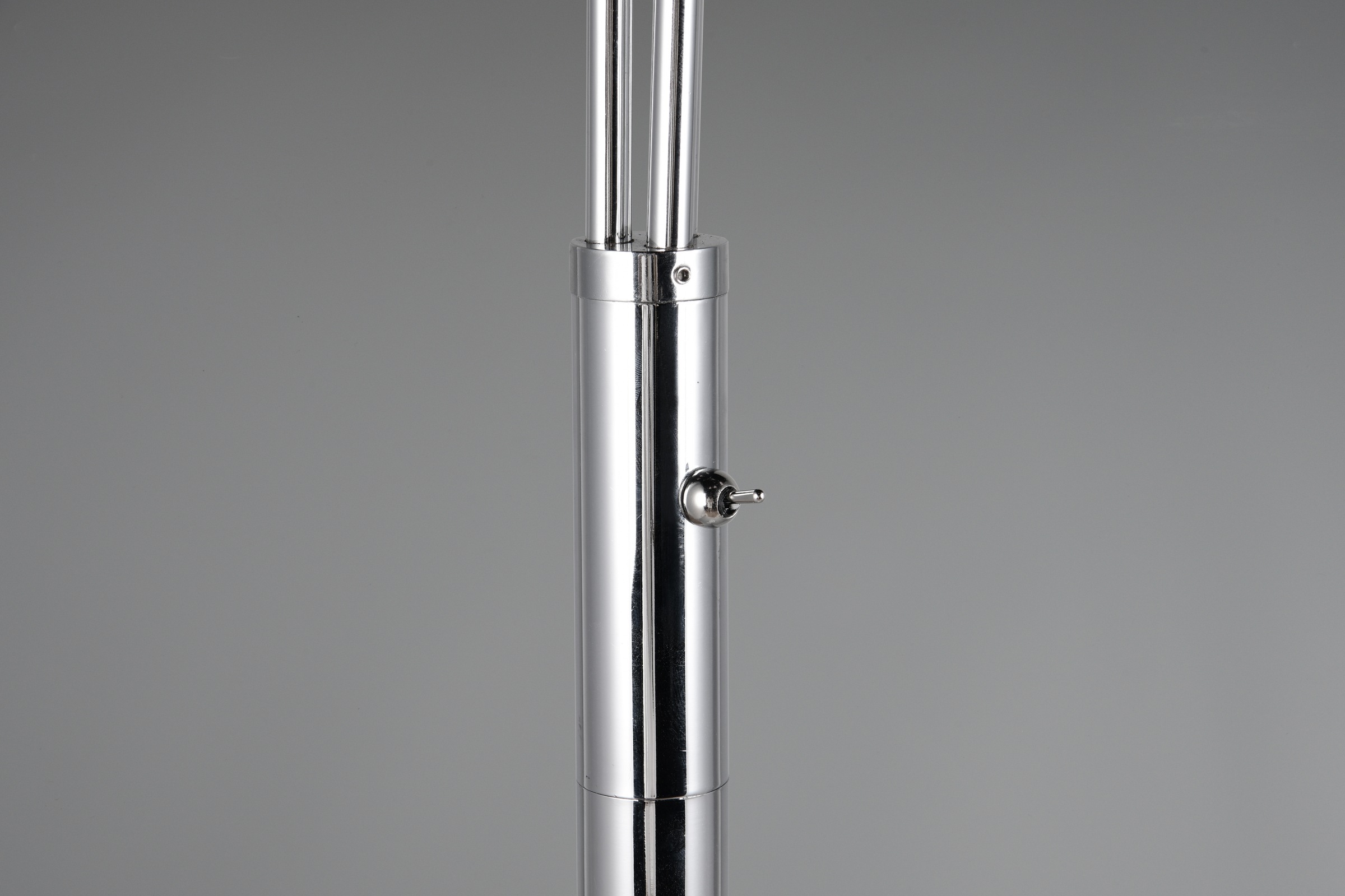 TRIO Leuchten Stehlampe »PAXTON, dreiflammige Stehleuchte, Glas Lampenschirme, Arme verstellbar«, 3 flammig, Leuchtmittel E27 | Leuchtmittel wechselbar, exkl. 3x E27 max 10W, Höhe 200cm Breite 67cm, Kippschalter, 2m Kabel
