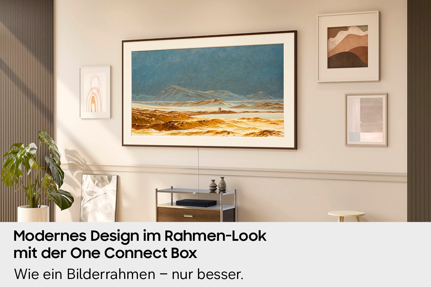 Samsung QLED-Fernseher »GQ55LS03HAU« 138 cm/55 ″ Smart-TV The Frame, Art Mode Kunstwerke, Antireflexion, Rahmen austauschbar