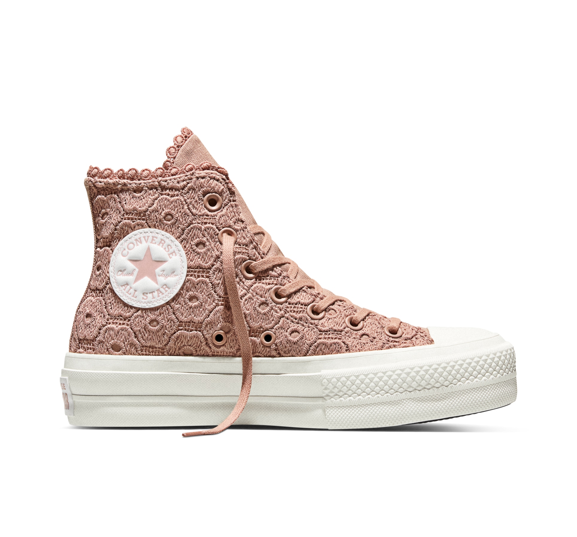 Converse Sneaker »CHUCK TAYLOR ALL STAR LIFT PLATFORM CROCHET«  für sportlichen Look im Alltag, sportlicher Stil, mit Schnürung