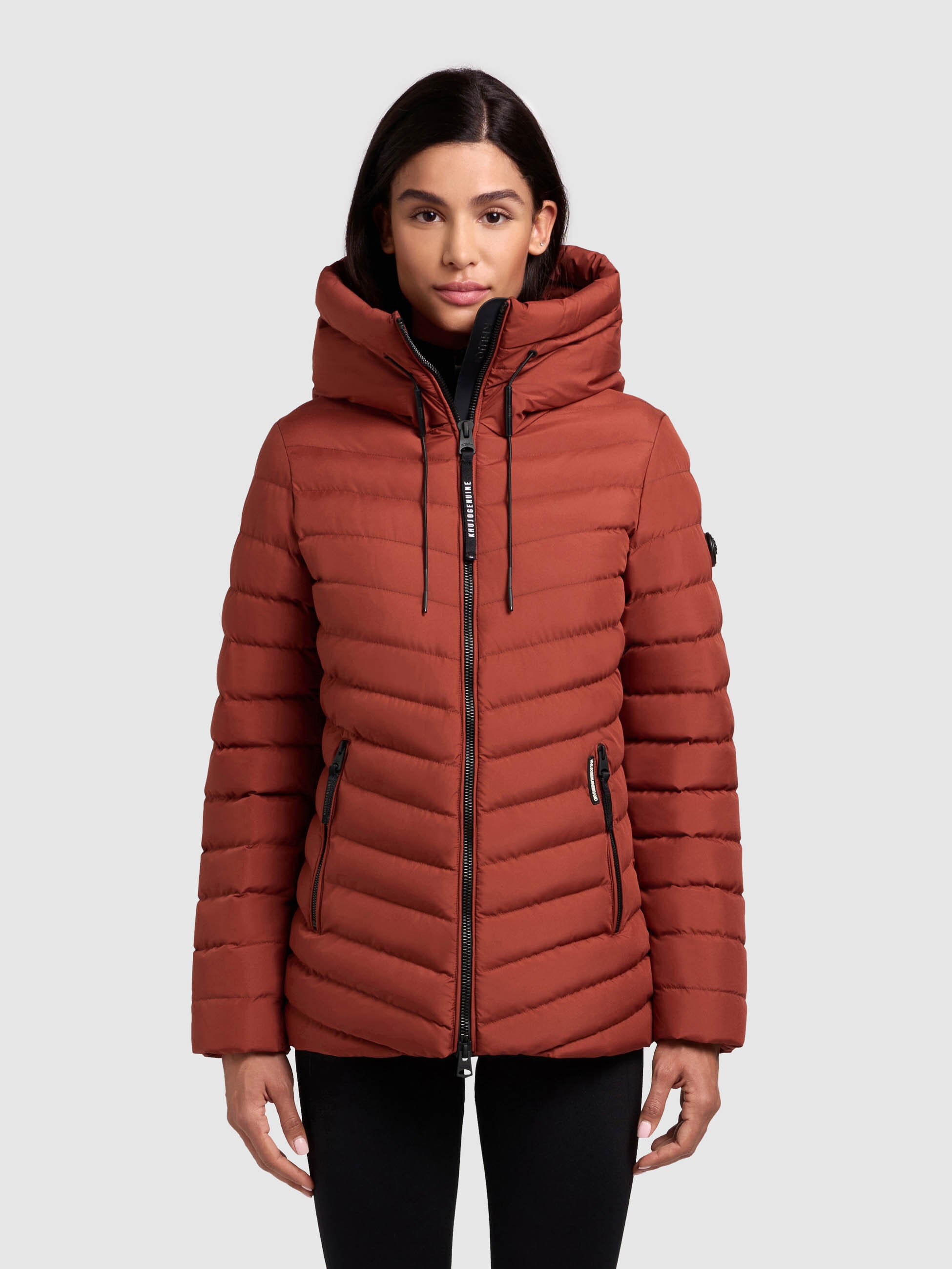 khujo Steppjacke »PACE«, mit Kapuze