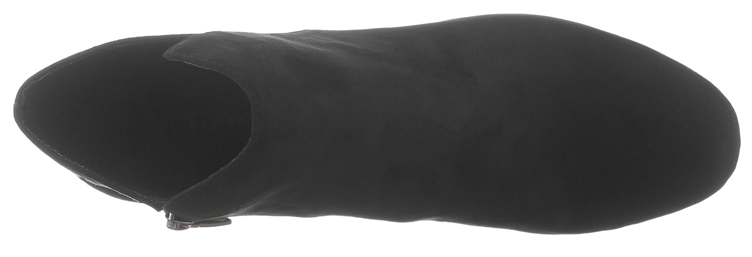Tamaris Stiefelette, Blockabsatz, Ankleboots, Abendschuh in veganer Verarbeitung