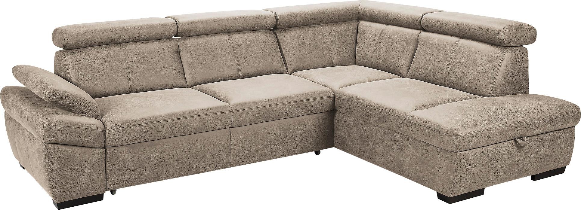 exxpo - sofa fashion Ecksofa "Salerno, Funktionssofa, hoher Sitzkomfort, Br günstig online kaufen