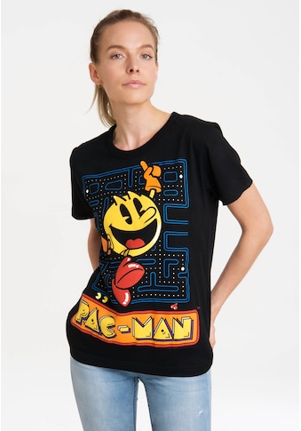 Logoshirt Marškinėliai »Pac-Man – Jumping«