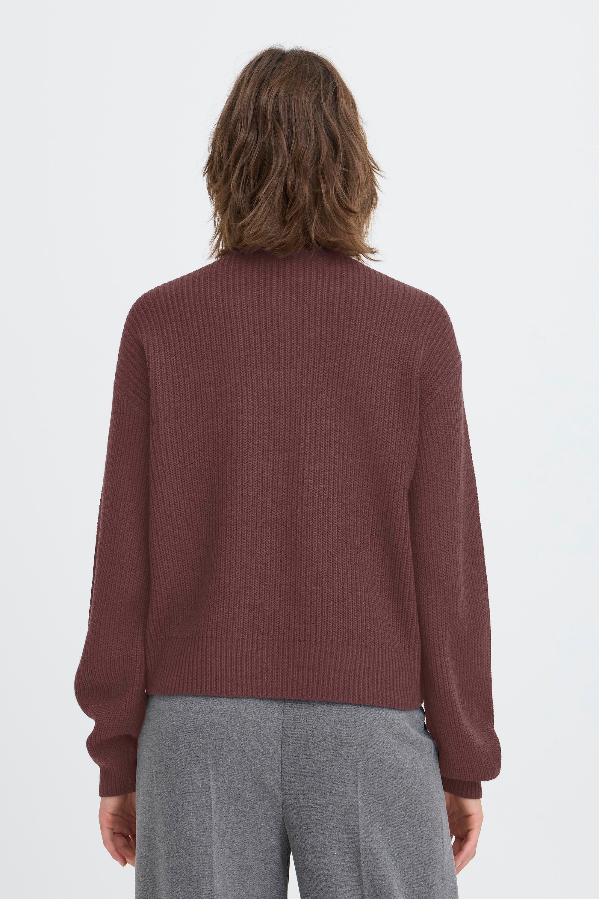 OXMO Strickfleece-Pullover »Strickpullover OXFKIMNI«