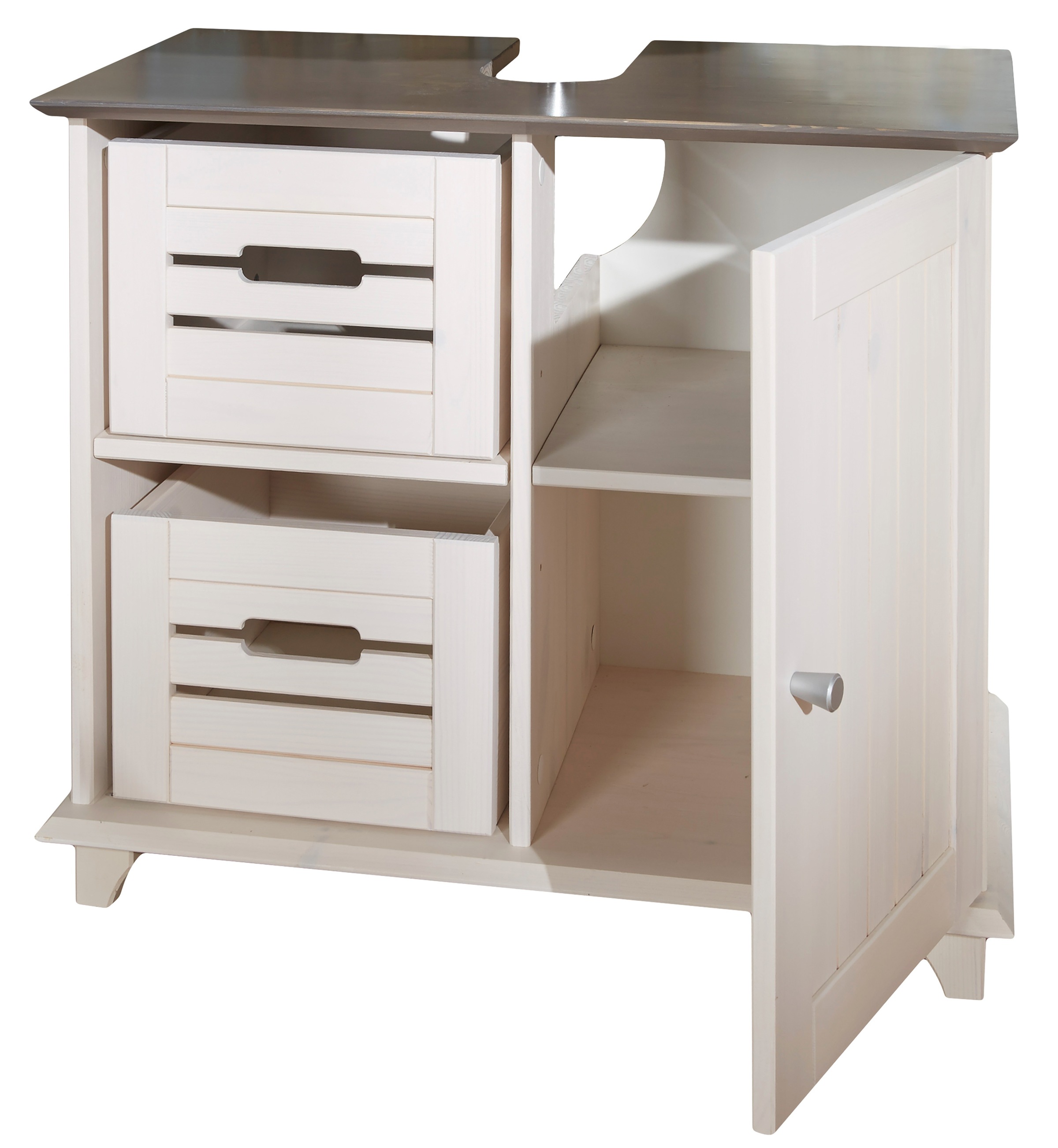 welltime Waschbeckenunterschrank »Venezia Landhaus«, Badmöbel aus