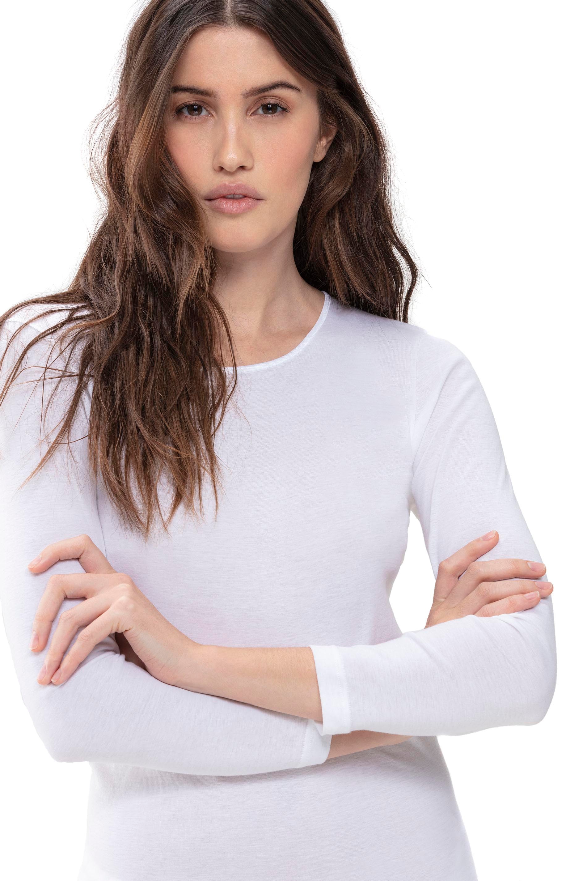 Mey Langarmshirt "Noblesse", Ohne auftragende Seitennähte günstig online kaufen