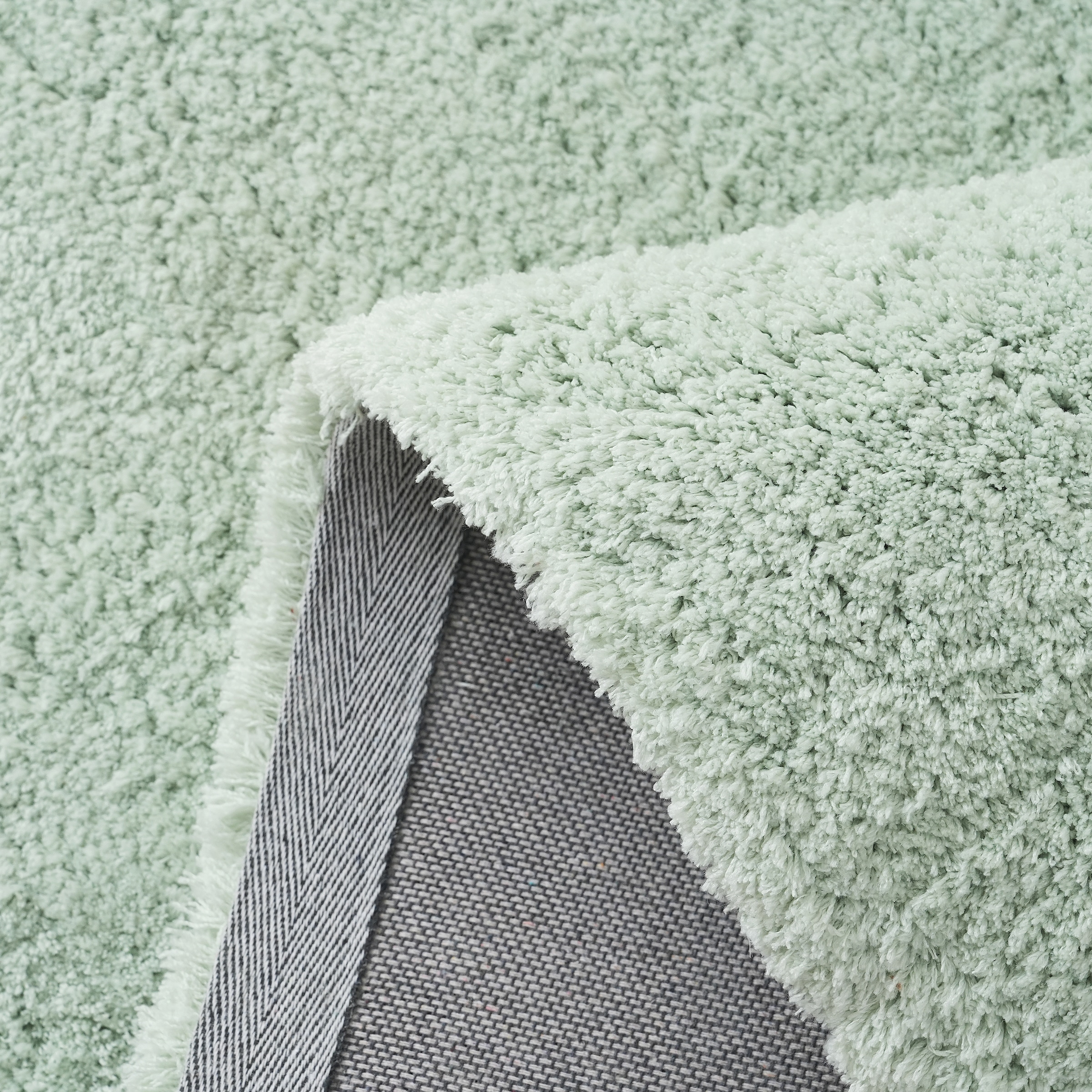 my home Hochflor-Bettumrandung »Microfaser Teppich Magong, besonders weich, sehr feiner Flor«, (3 tlg.), uni, einfarbiger Bettvorleger, Läufer-Set, Schlafzimmer, Kinderzimmer