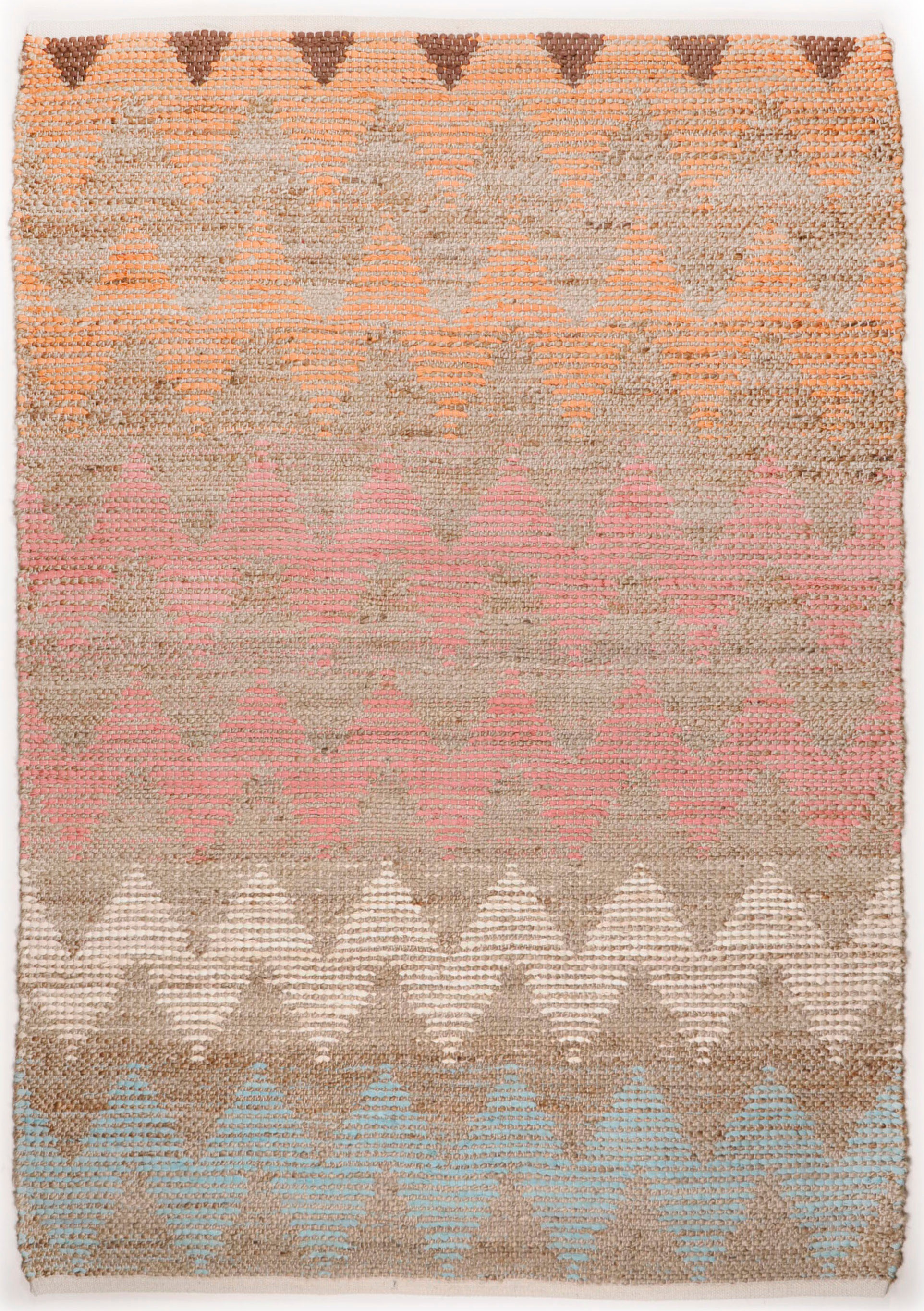 TOM TAILOR HOME Teppich "Pastel Zigzag" rechteckig 7 Höhe Flachgewebe, hand günstig online kaufen