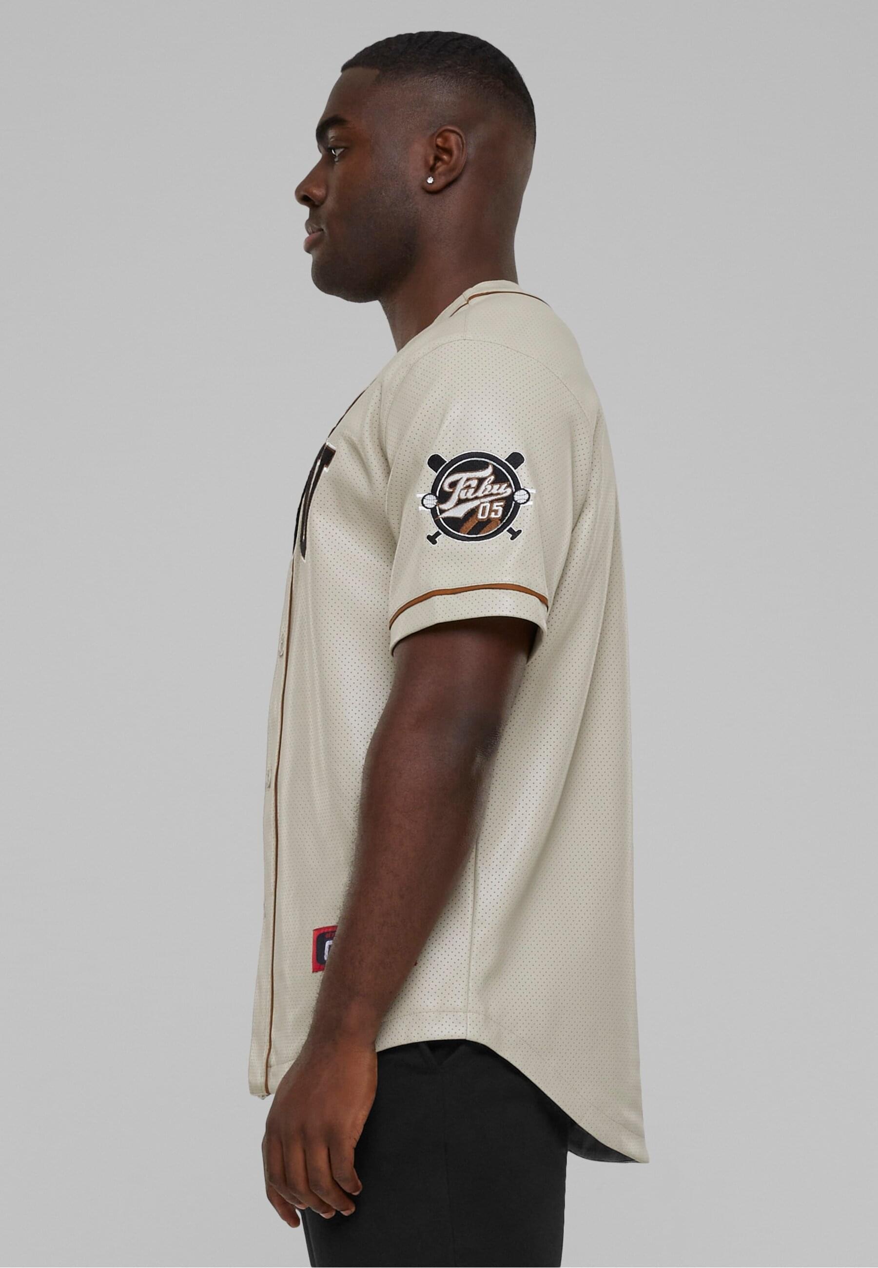 Fubu T-Shirt »Fubu Herren FM233-007-1 FUBU College Leather Baseball Jersey«