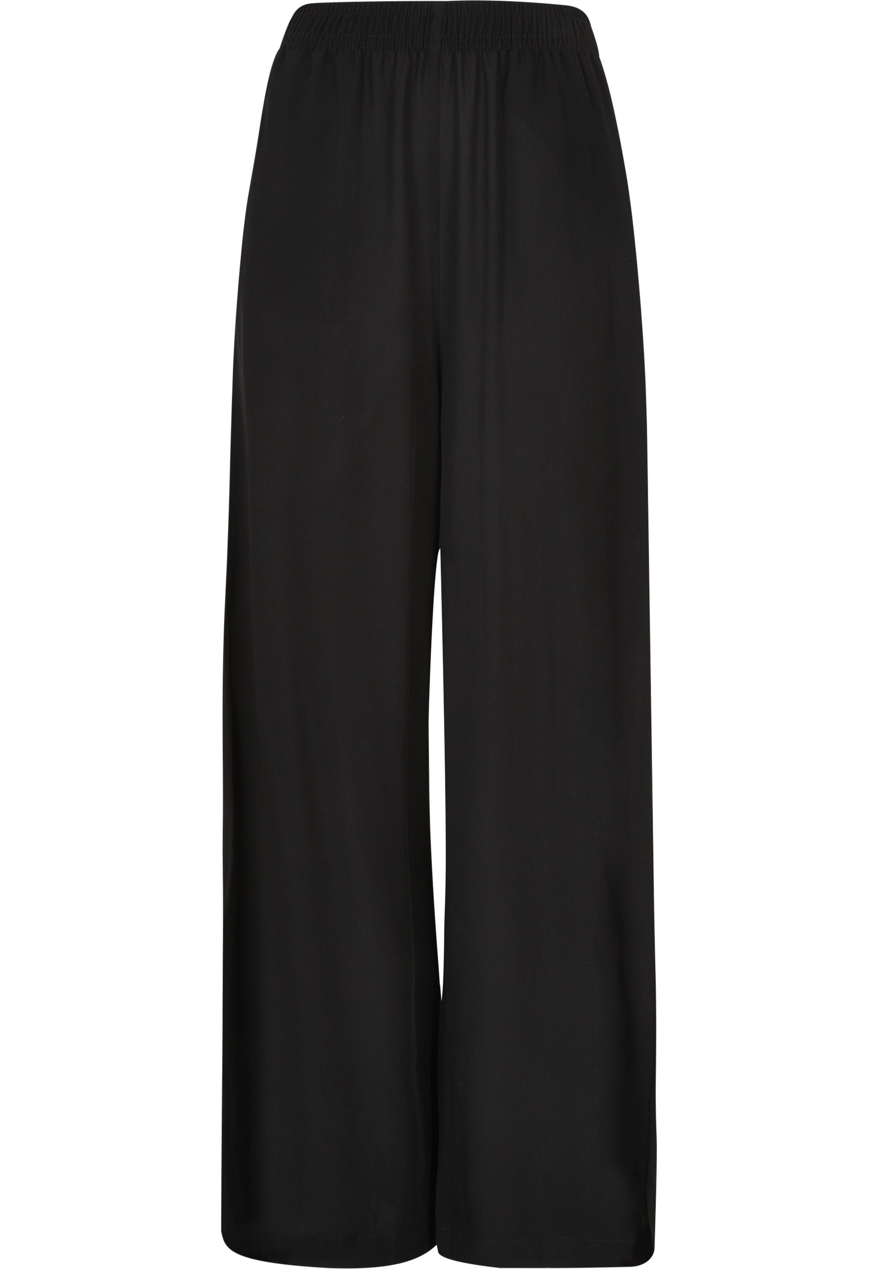 URBAN CLASSICS Stoffhose "Urban Classics Damen Ladies Wide Leg Viscose Pant günstig online kaufen