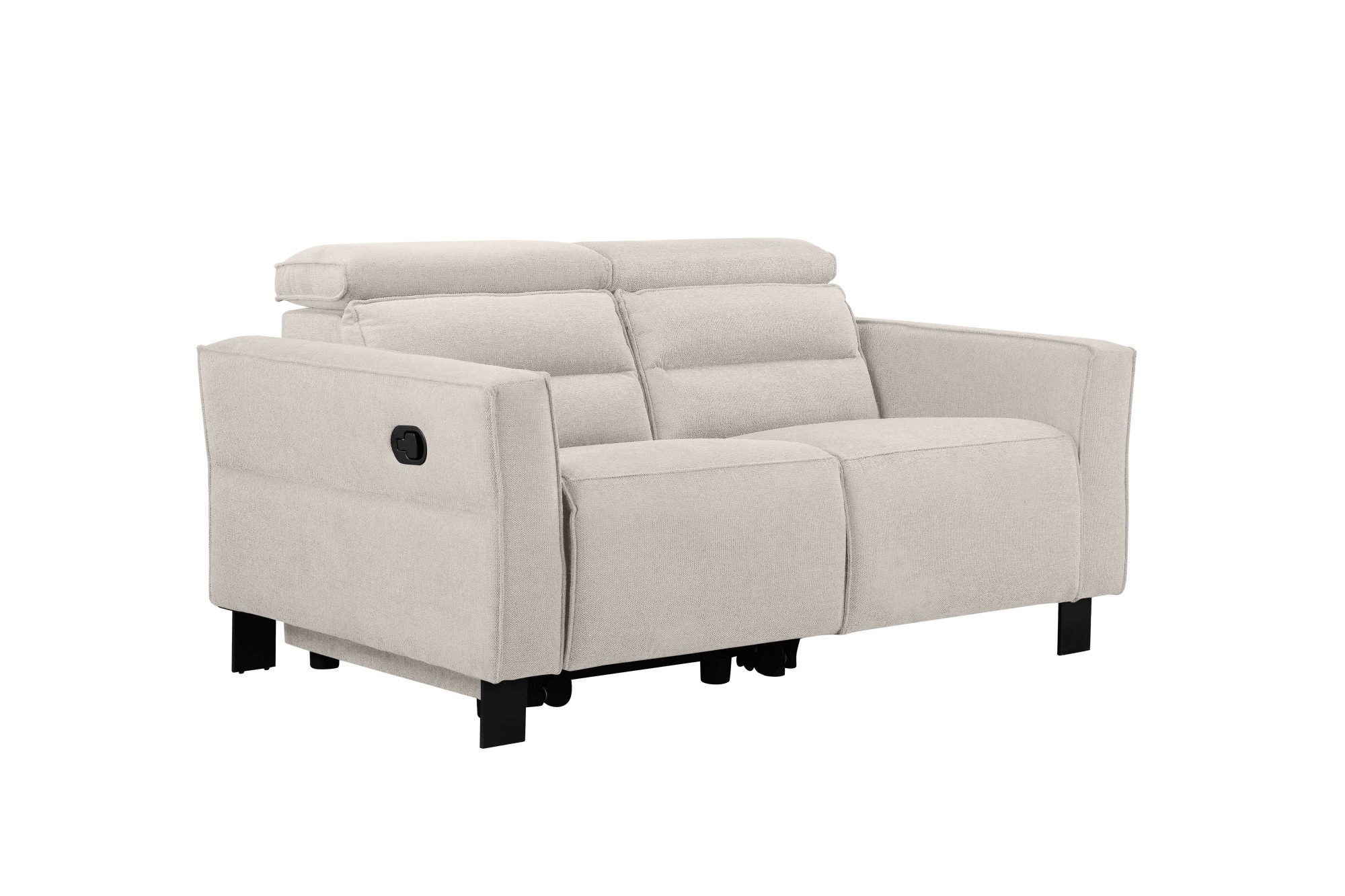 Places of Style 2-Sitzer »Carpari, 162 cm, mit manueller od. elektrischer Relaxfunktion«, (USB A/C), sowie Kopfteilverstellung