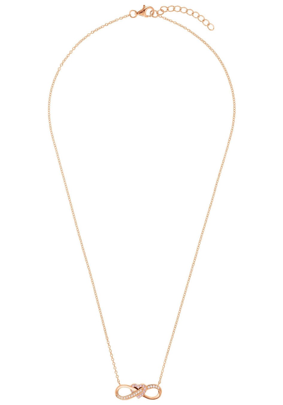 Amor Kette mit Anhänger »Infinity, 2016775«, mit Zirkonia (synth.)