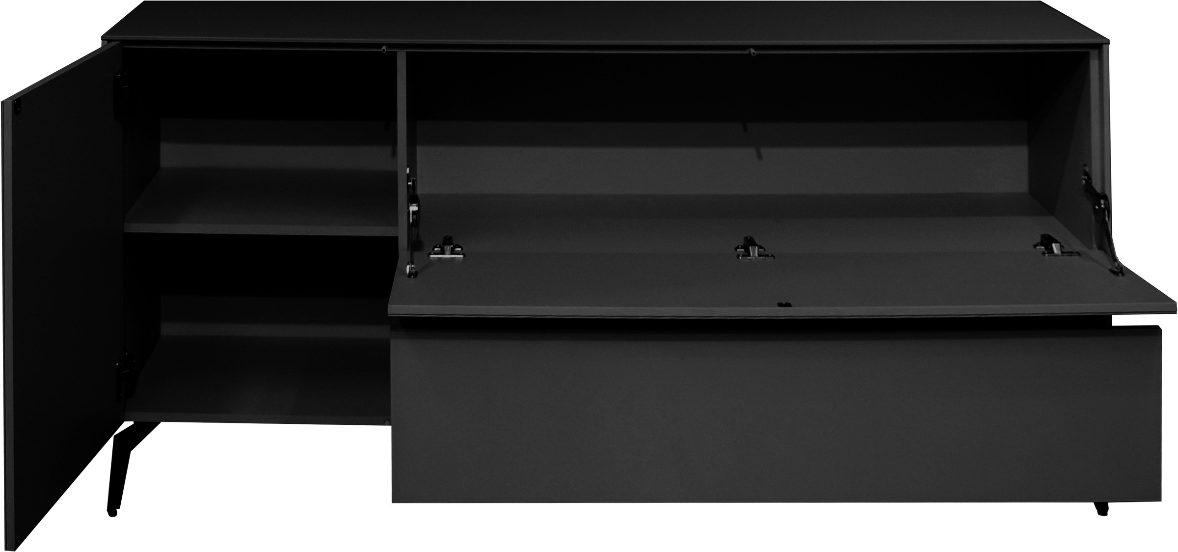 Mäusbacher Lowboard »Imola TOPSELLER!«, (OTTOs Choice), Mäusbacher Lowboard mit Glasfront und Glasoberplatte