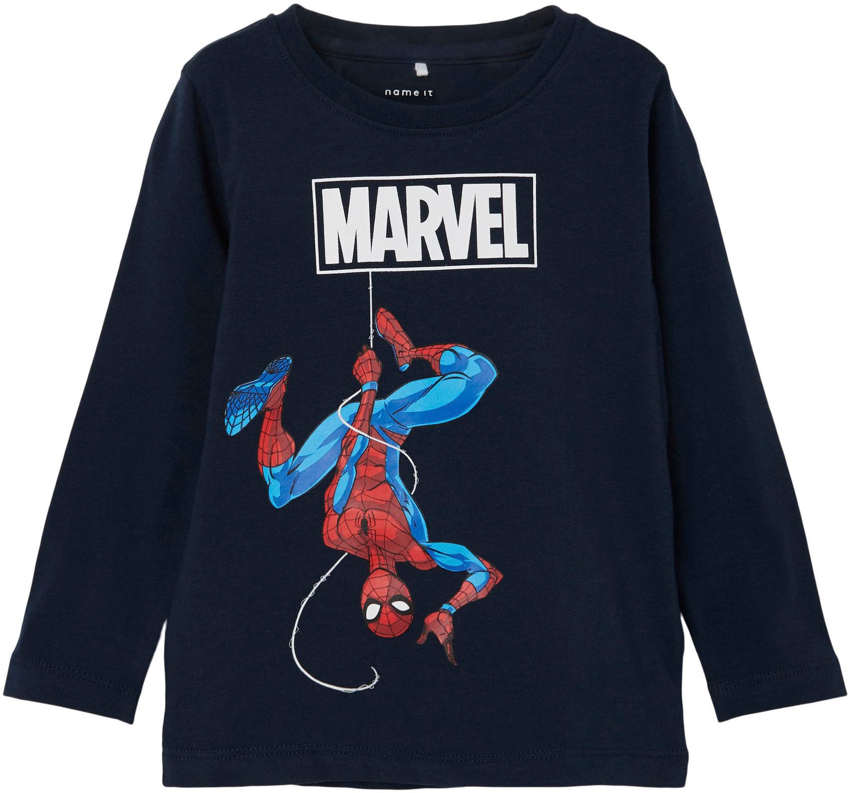 Name It Langarmshirt »NMMNAZIR SPIDERMAN LS TOP NOOS MAR«, mit Spiderman  Druck ▷ für | BAUR