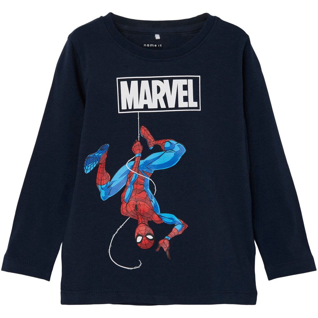 Name It Langarmshirt »NMMNAZIR SPIDERMAN LS TOP NOOS MAR«