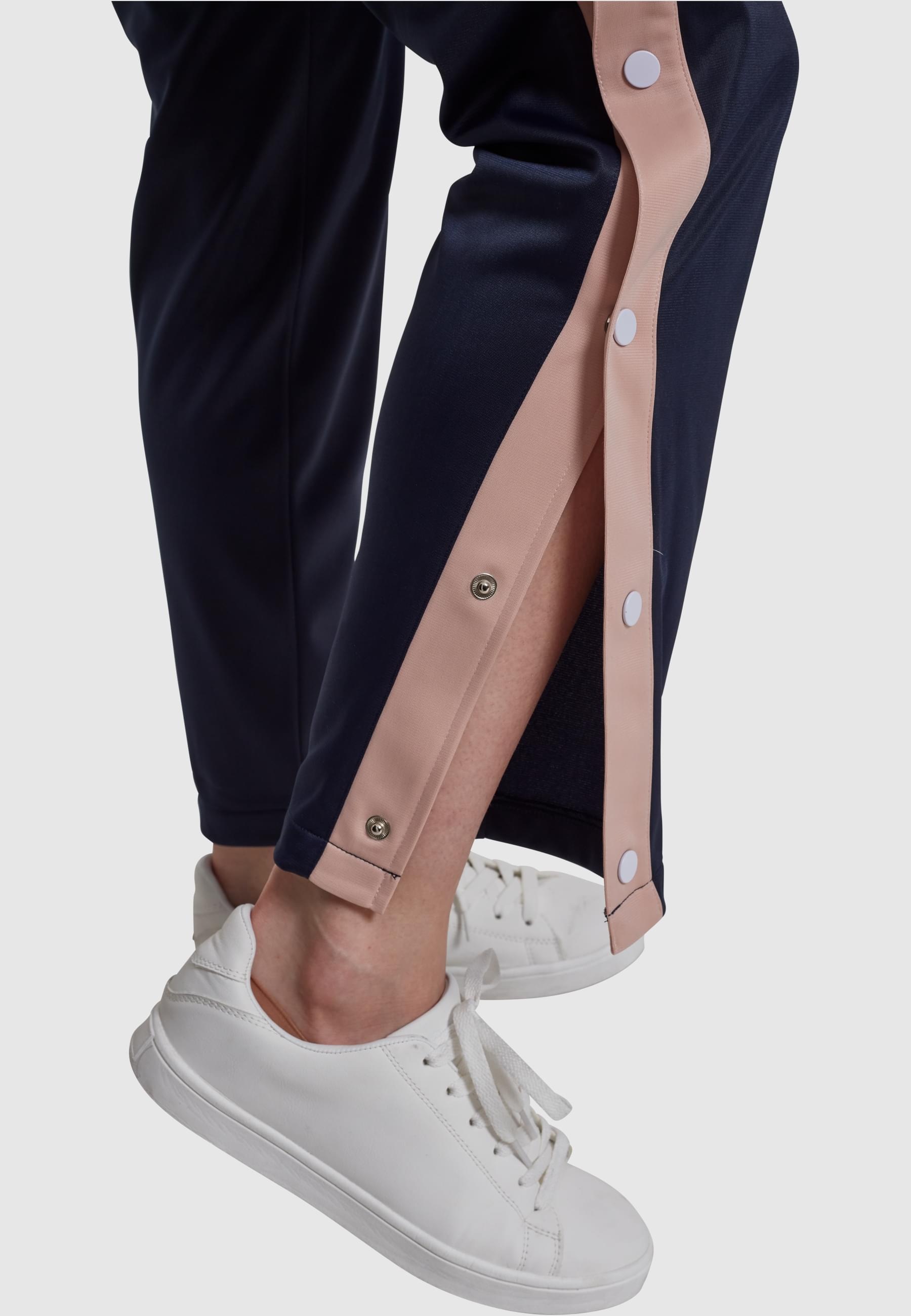 URBAN CLASSICS Stoffhose »Urban Classics Damen Ladies Button Up Track Pants«, (1 tlg.)