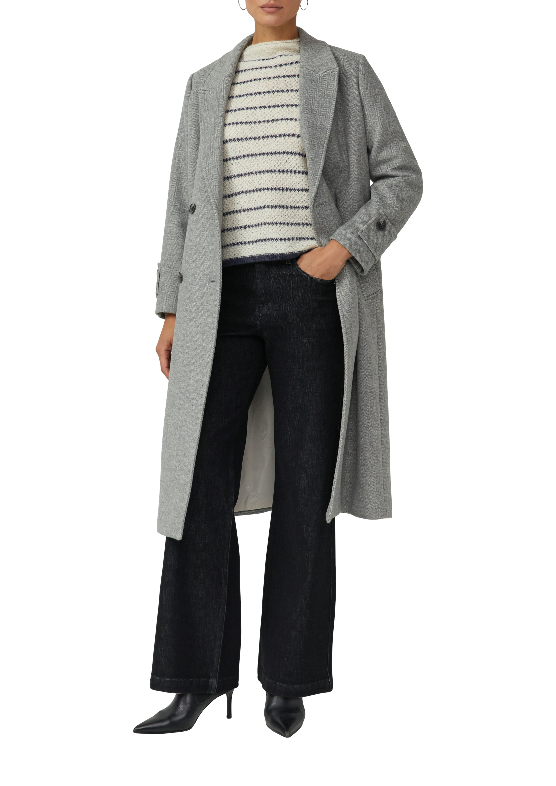 s.Oliver BLACK LABEL Strickpullover gestreift, mit Turtleneck günstig online kaufen