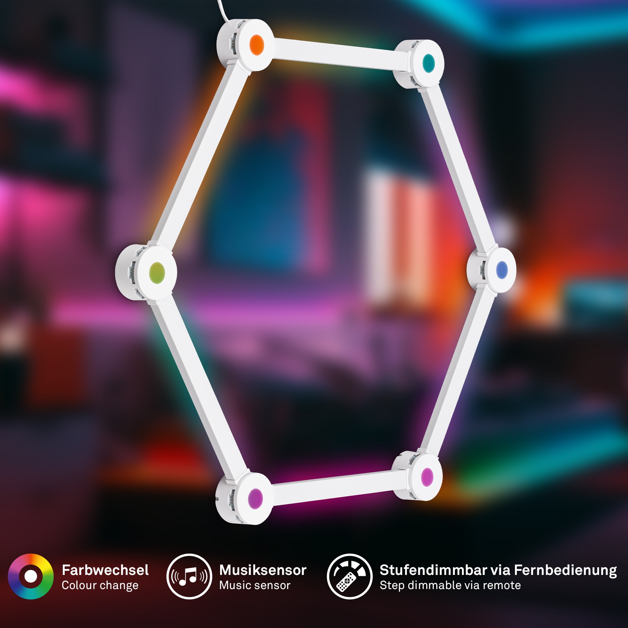 Briloner Leuchten LED Wandleuchte »FLOW 3949016«