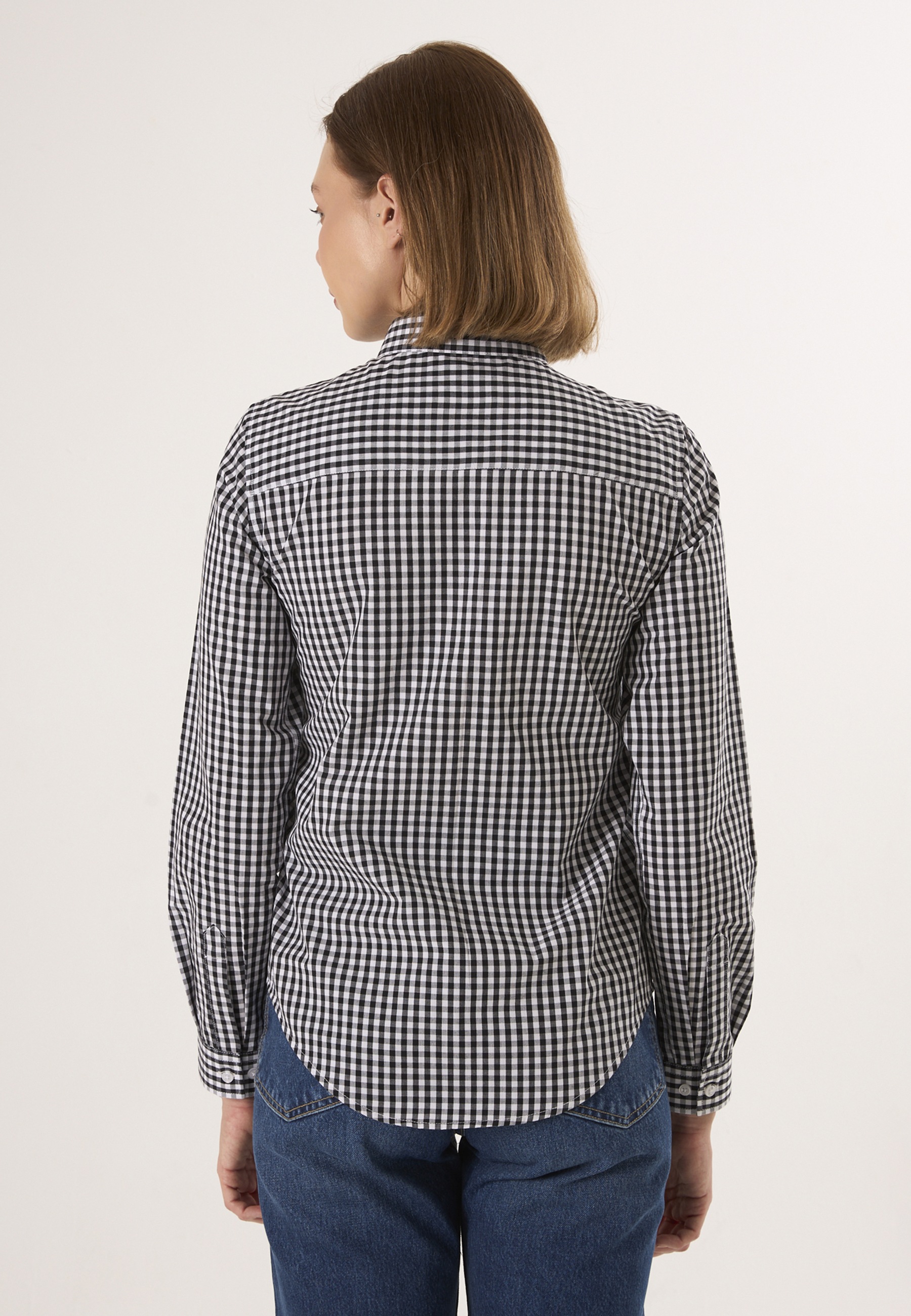 Felix Hardy Hemdbluse »Kariertes Langarmhemd«