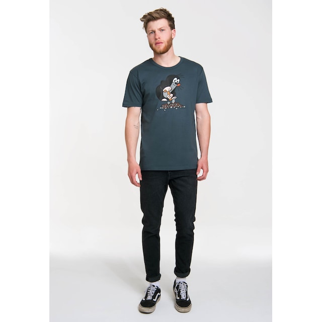 lizenziertem »Der T-Shirt | LOGOSHIRT für BAUR mit ▷ Maulwurf«, Originaldesign kleine