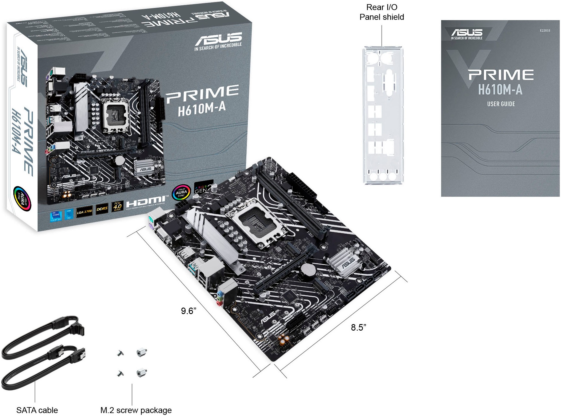 Asus Mainboard »PRIME H610M-A-CSM«