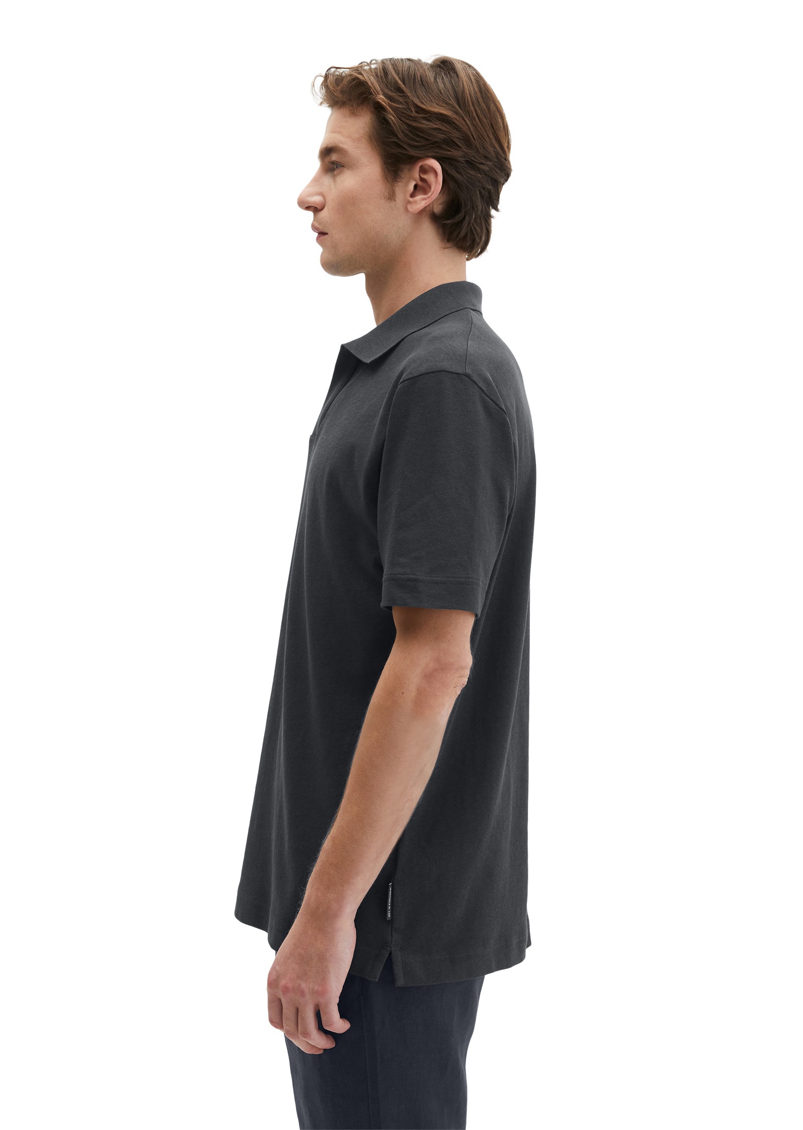 Marc OPolo Poloshirt "aus Baumwoll-Leinen-Mix" günstig online kaufen