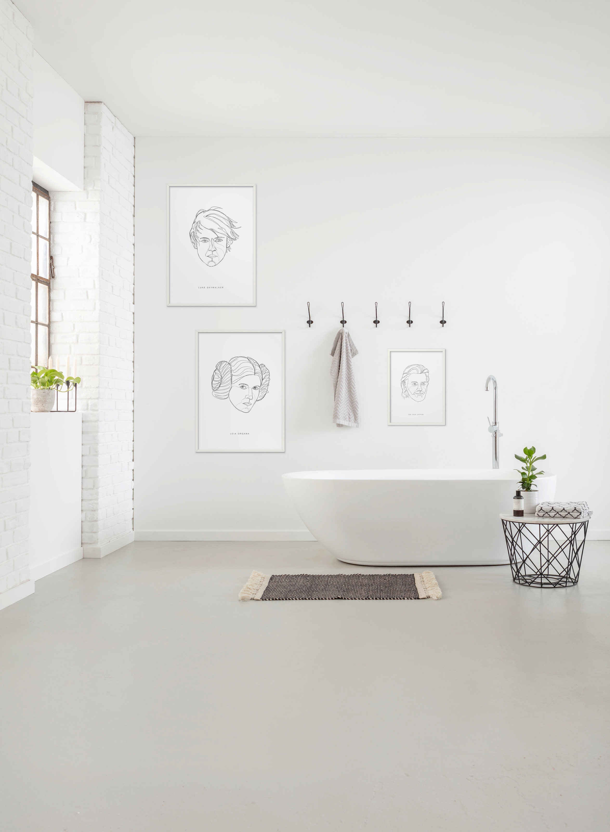 Komar Bild »Star Wars Classic Force Faces Obi Wan« Star Wars 1 Stk. tlg. Wandbild zur Dekoration im Kinderzimmer - ohne Rahmen