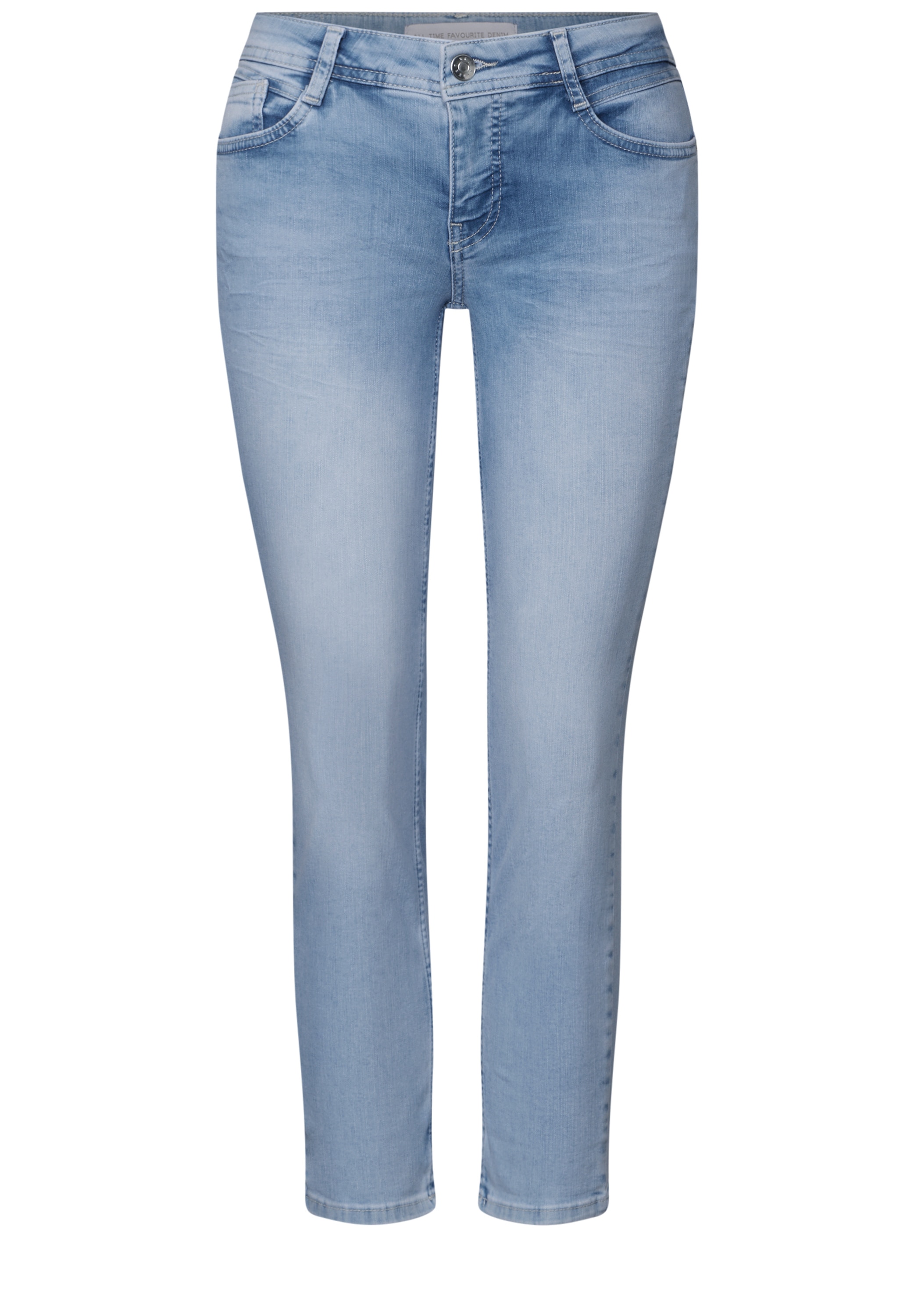 STREET ONE Slim-fit-Jeans, aus Baumwolle mit Stretchanteil