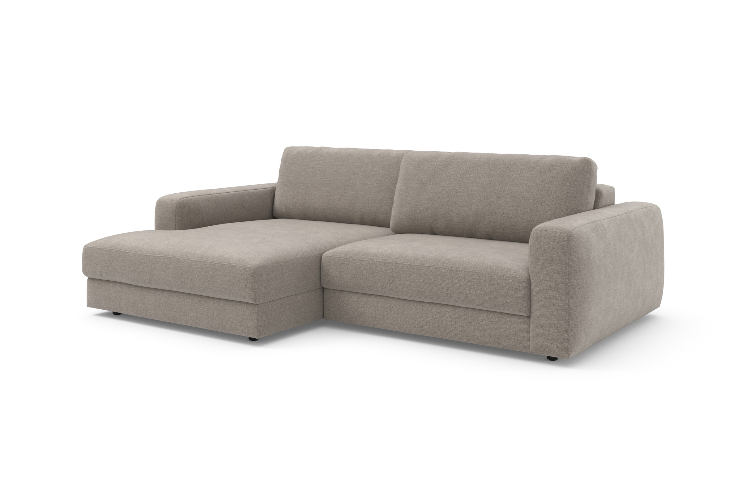 TRENDMANUFAKTUR Ecksofa »Bourbon, Designsofa mit tollem Sitzkomfort, L-Form,«, extra tiefe Sitzfläche, wahlweise mit Sitztiefenverstellung