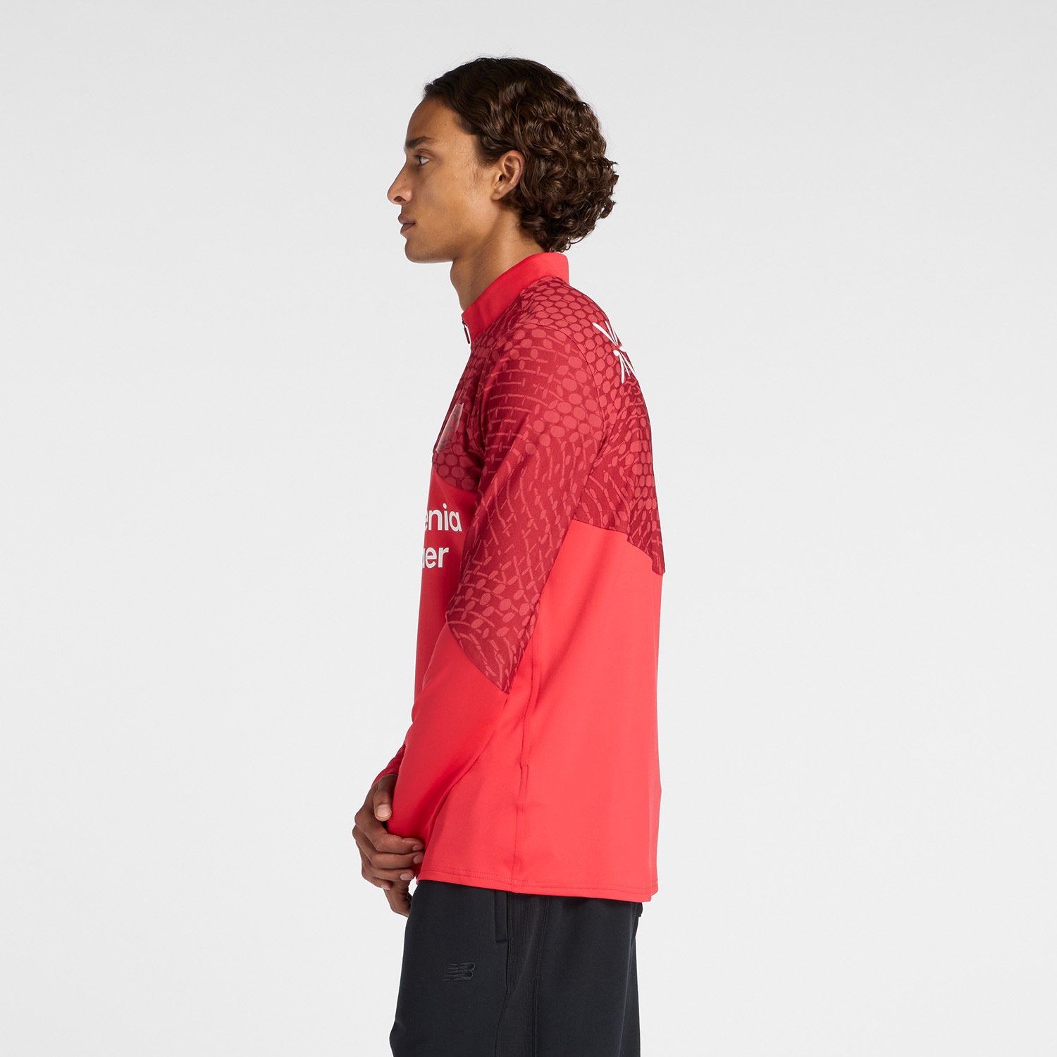 Thumbnail - New Balance Trainingsshirt "BAYER 04 LEVERKUSEN MIDLAYER" für Erwachsene, sportlicher Stil, atmungsaktiv, schnell trockn...